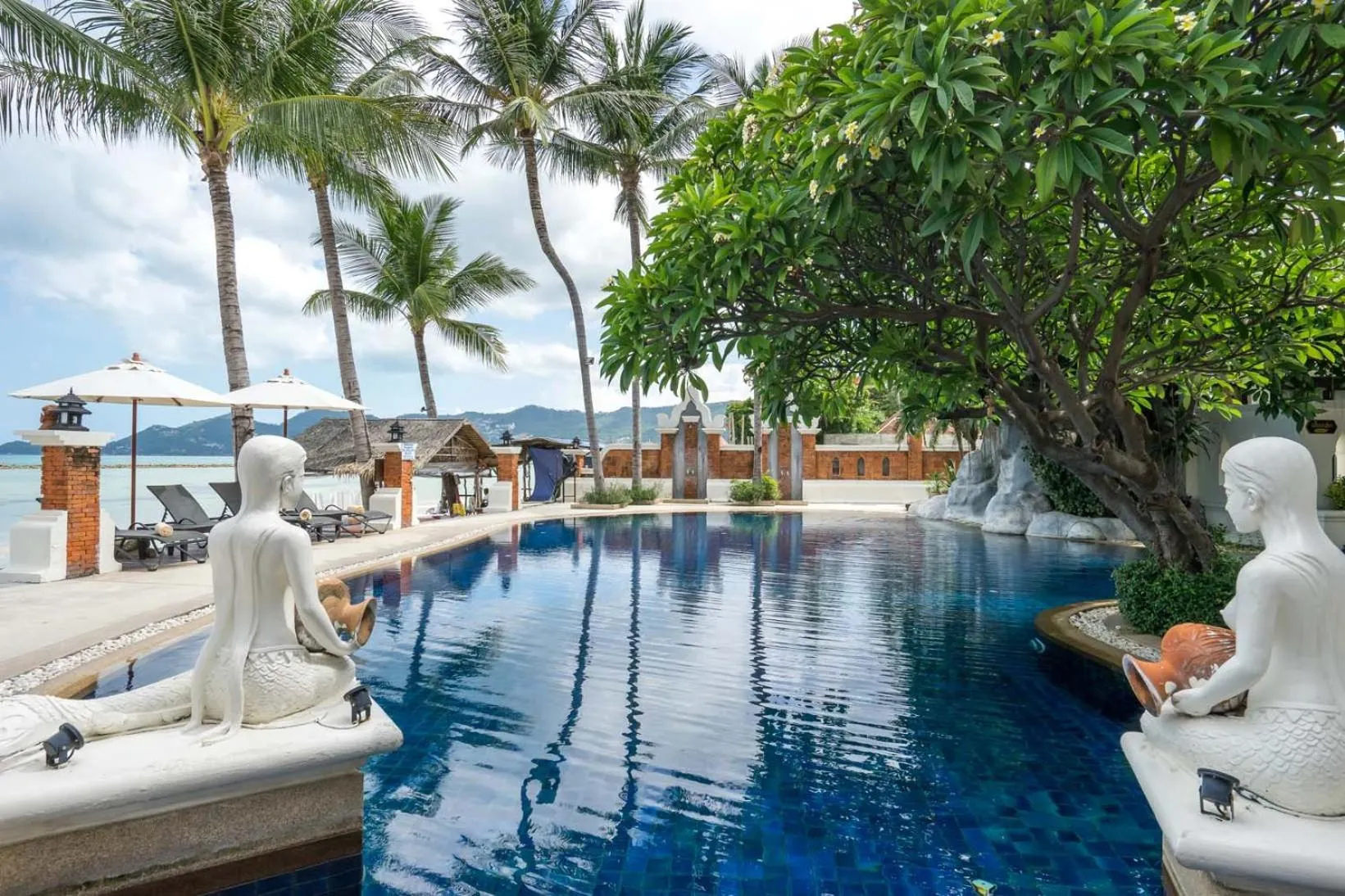 Swimming pool in Dara Samui Beach Resort Adults Only, Chaweng