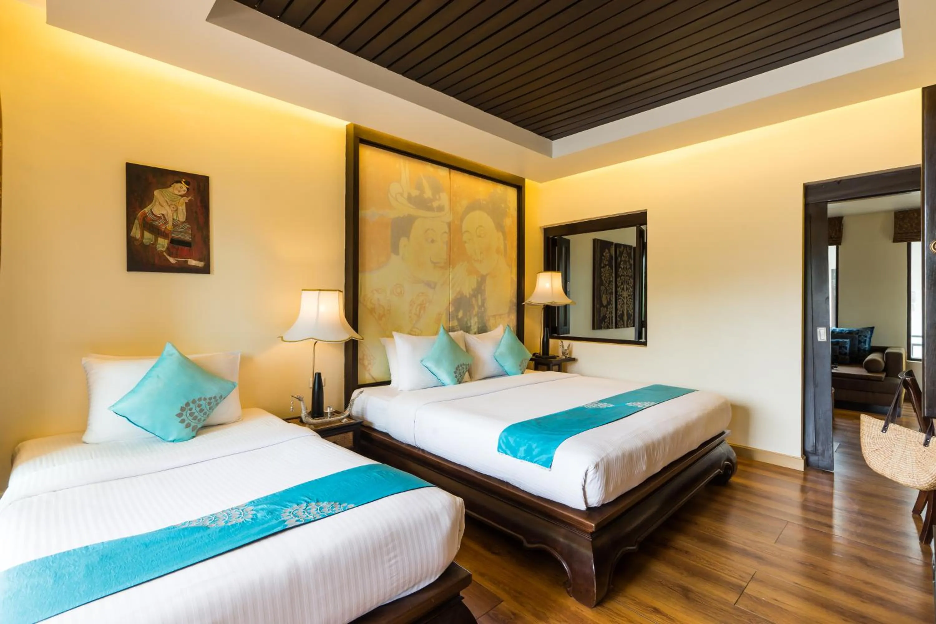 Bed in Dara Samui Beach Resort Adults Only, Chaweng