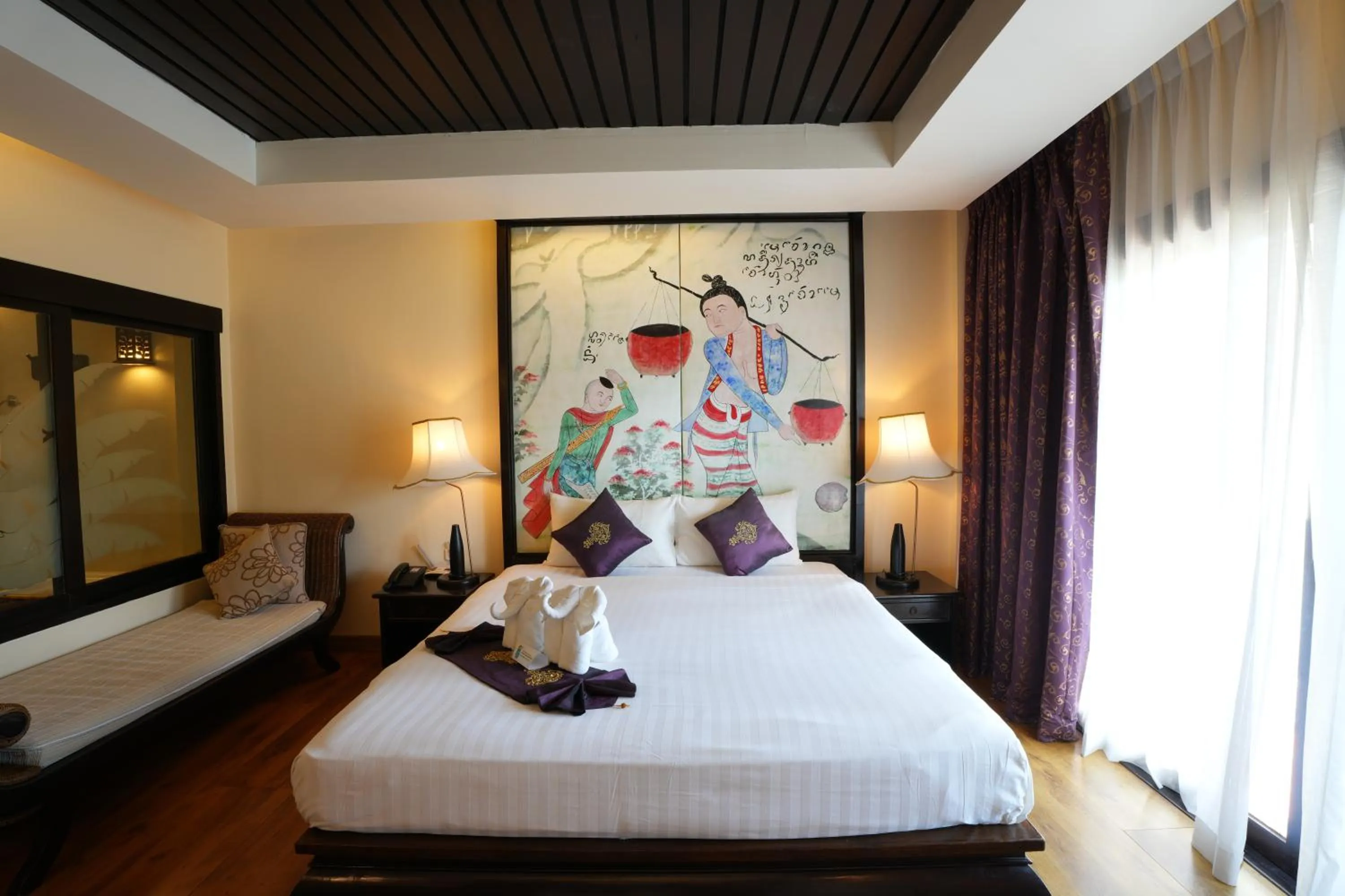 Bed in Dara Samui Beach Resort Adults Only, Chaweng