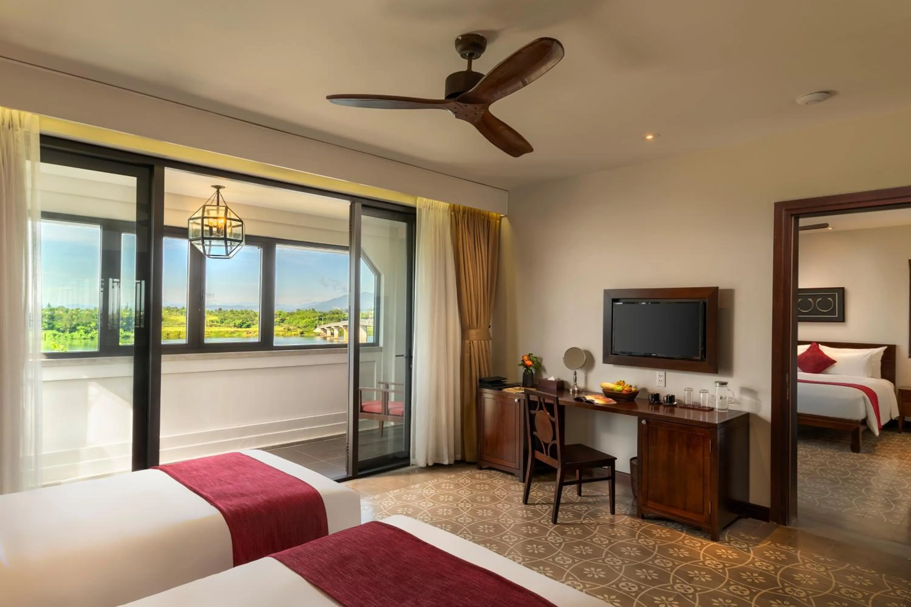 Bed in RiverTown Hoi An Resort & Spa