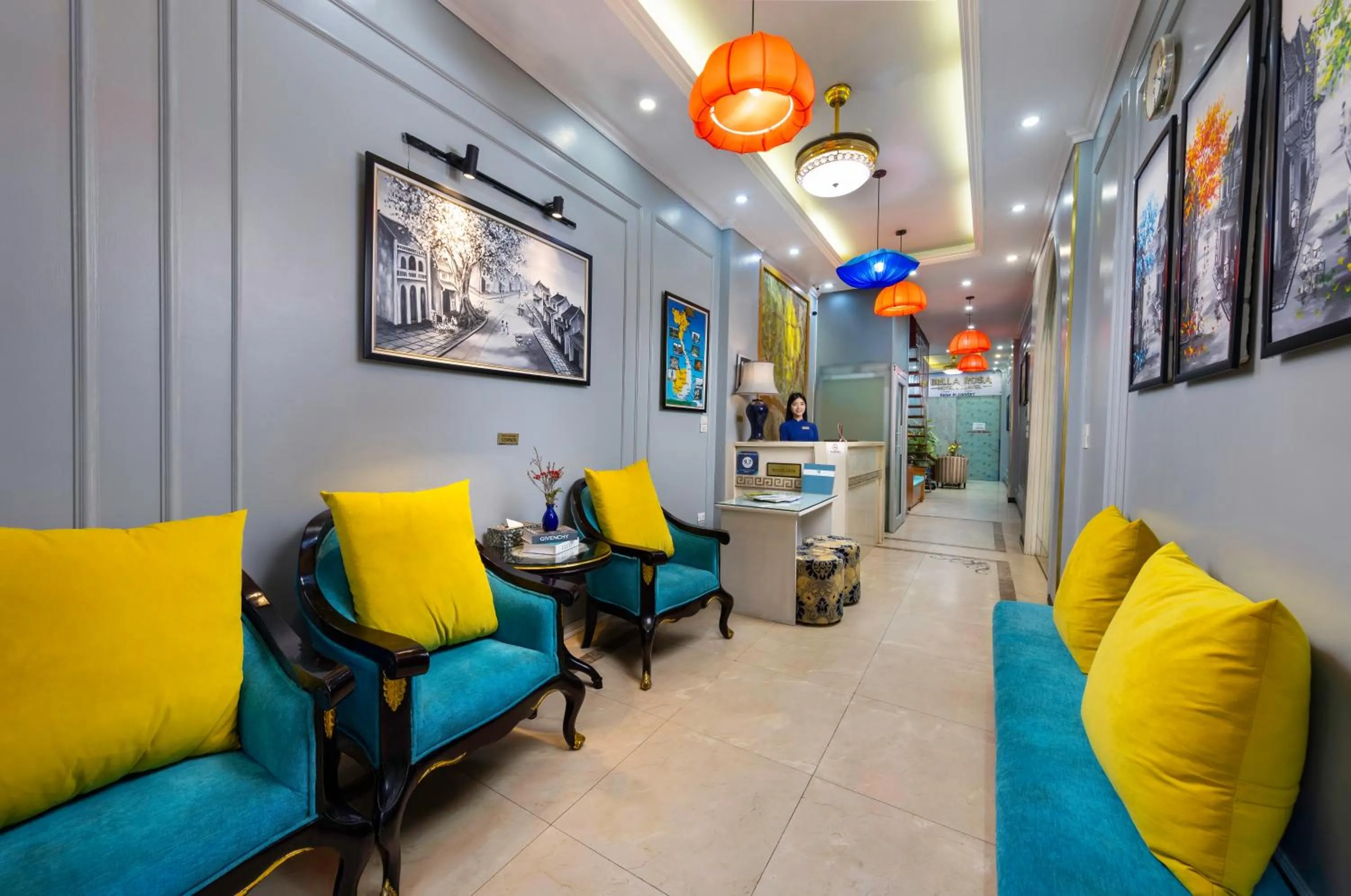 Lobby or reception in Bella Rosa Hotel & Travel