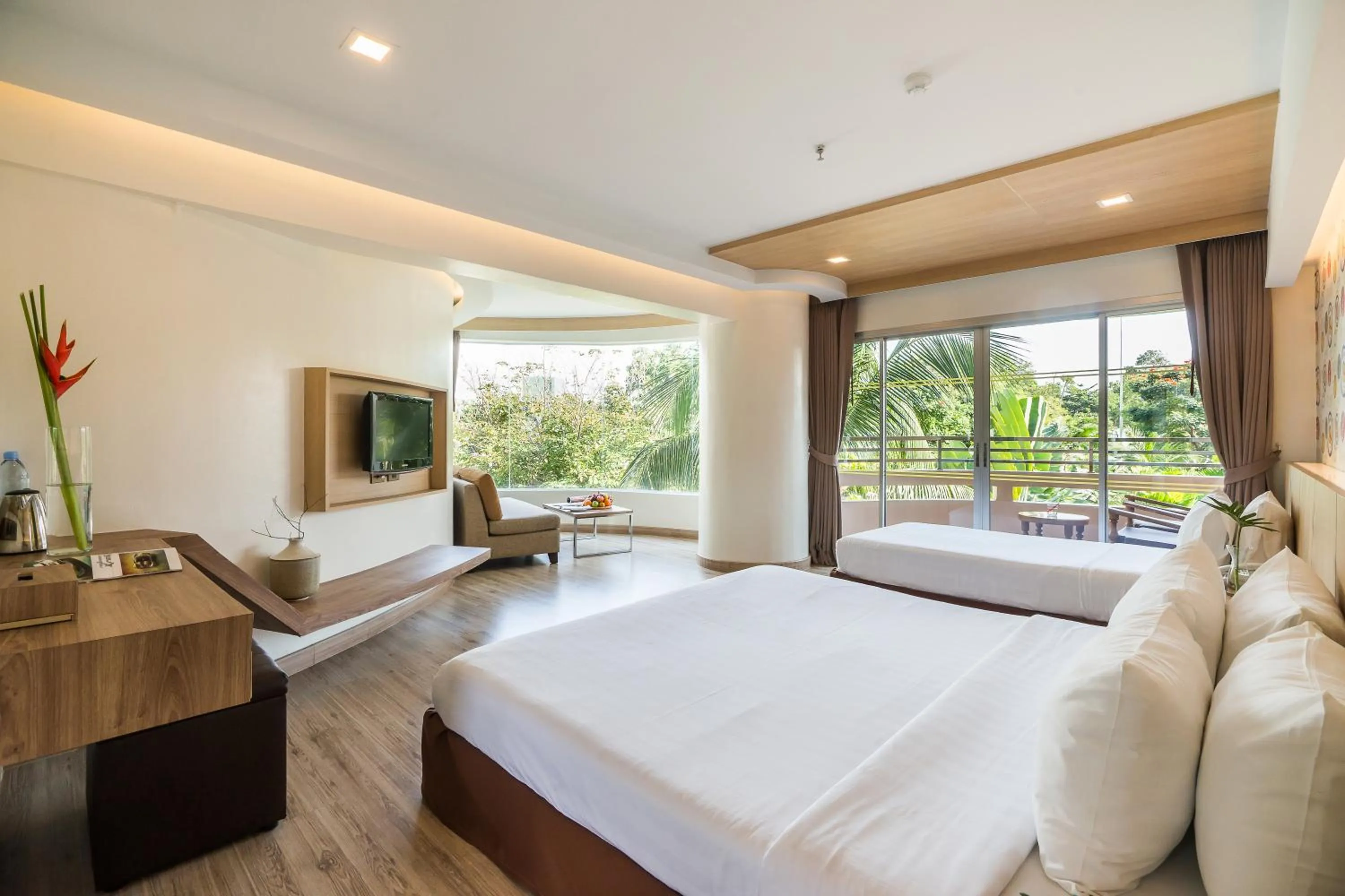 Bed in MATCHA SAMUI RESORT formerly Chaba Samui Resort