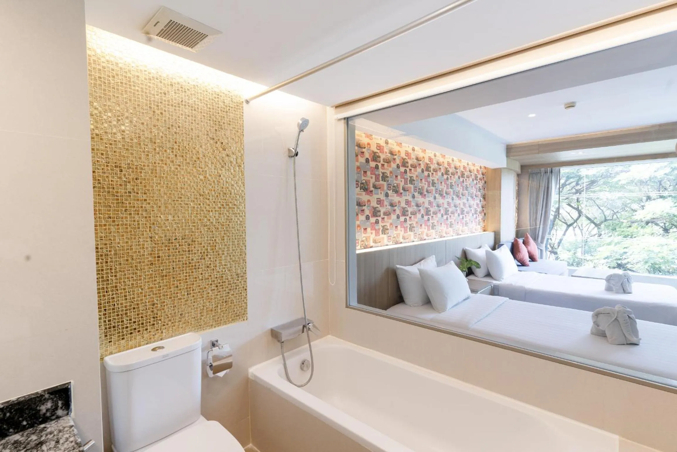 Bathroom, Bed in MATCHA SAMUI RESORT formerly Chaba Samui Resort