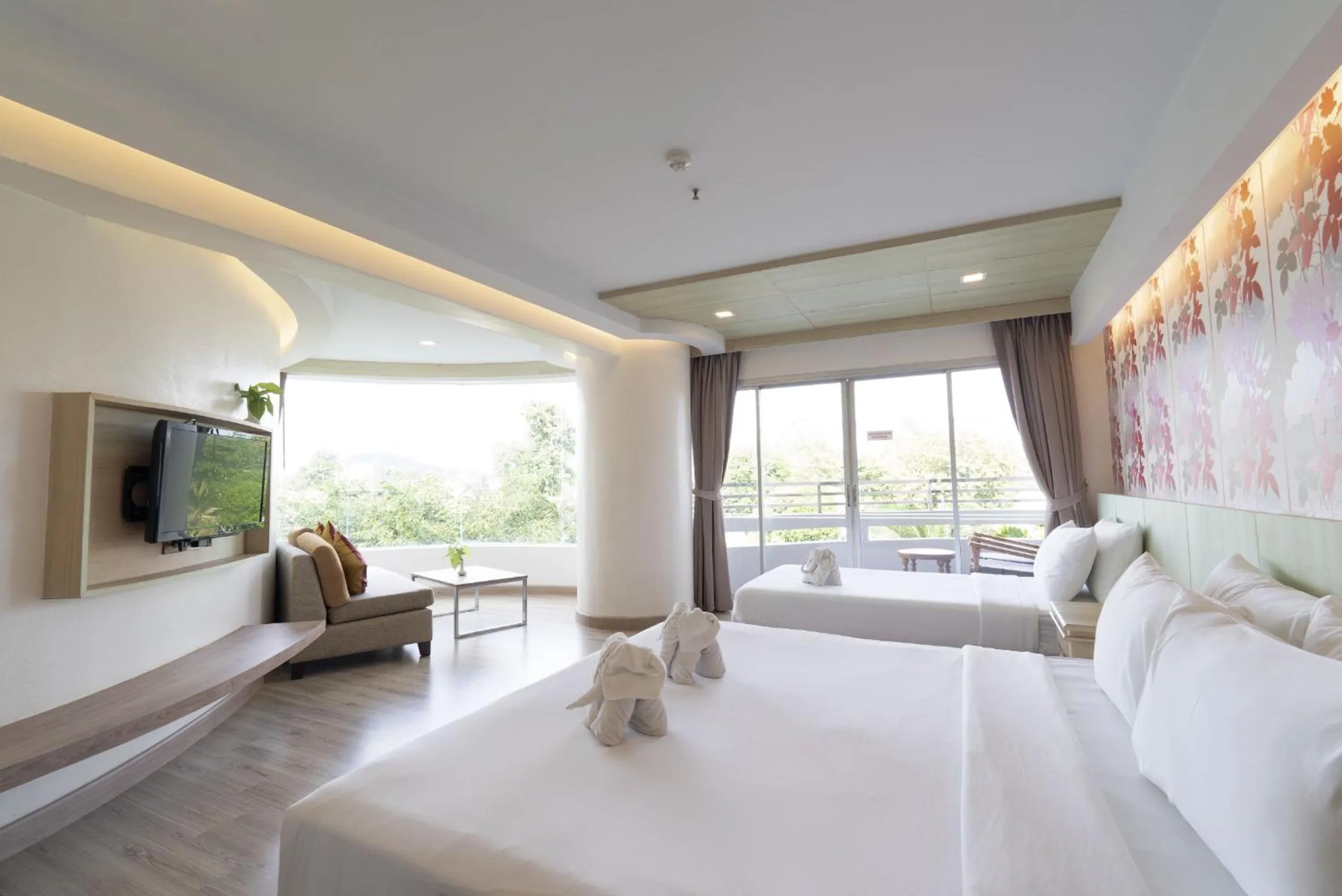 Bed in MATCHA SAMUI RESORT formerly Chaba Samui Resort