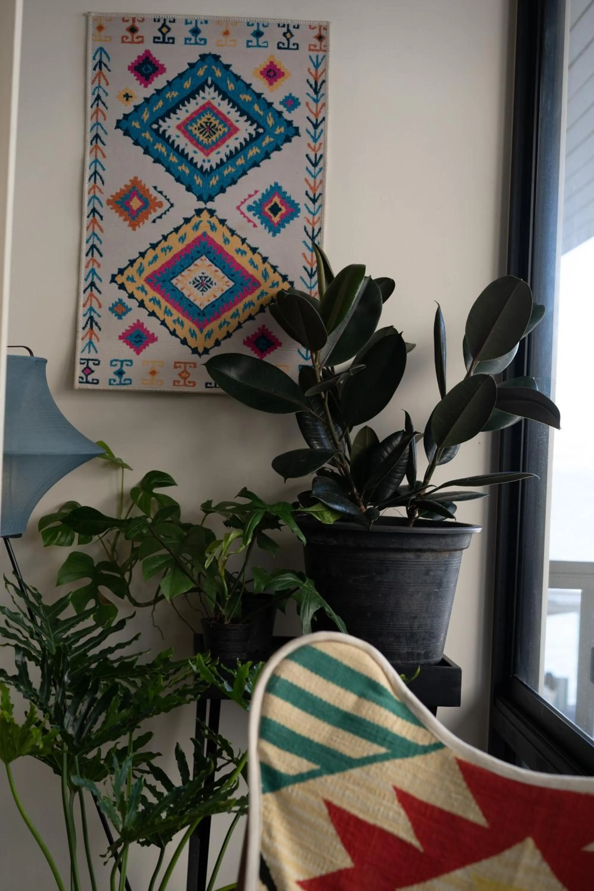 Seating area in B House Samui