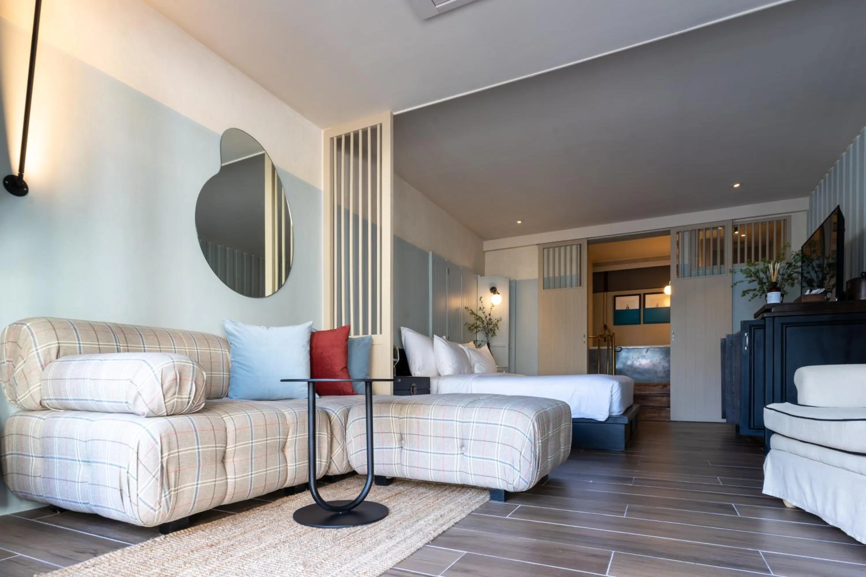 Seating area, Bed in B House Samui