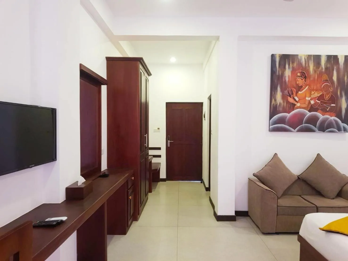 Living room in Karunakarala Ayurveda Resort