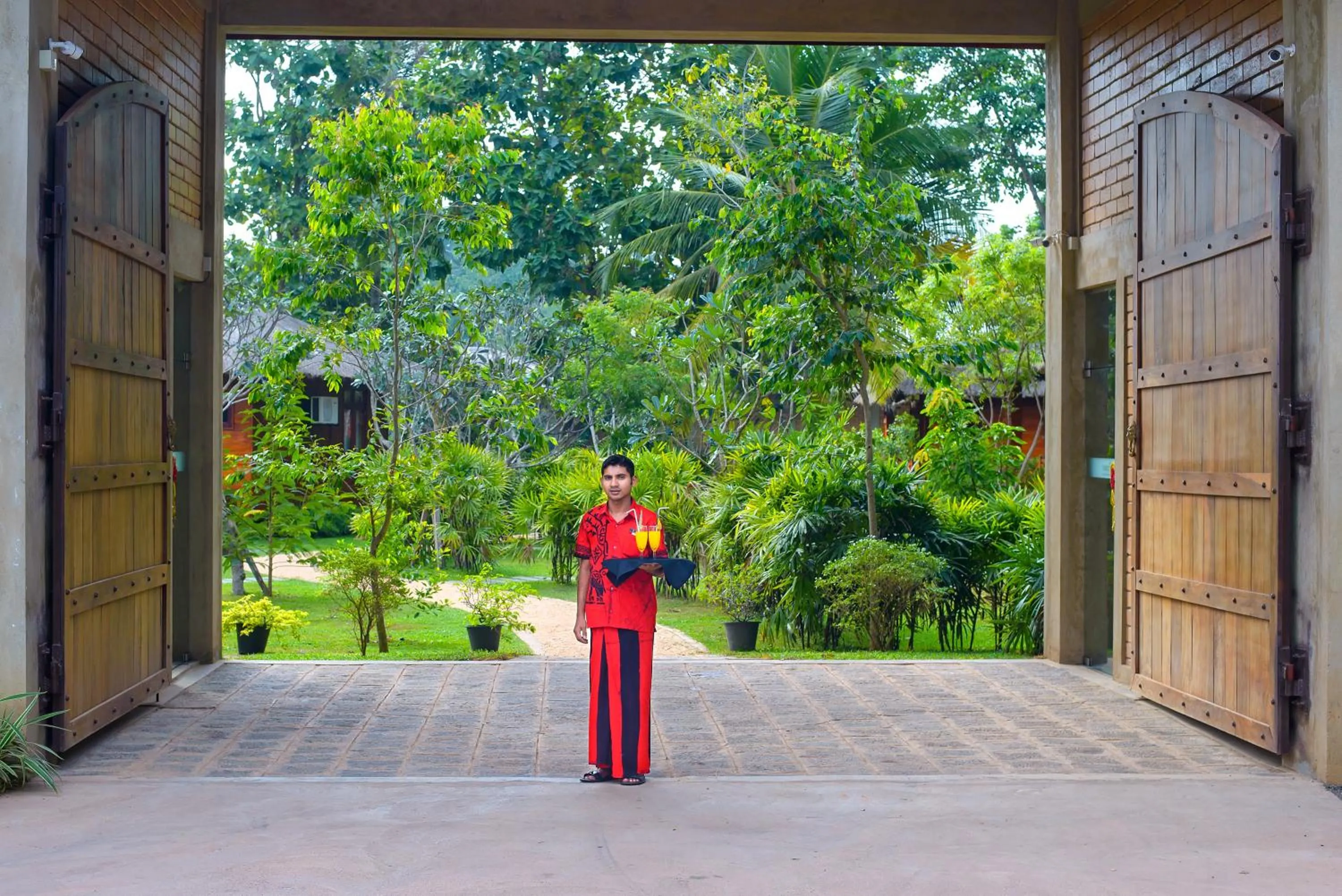 Property building in Karunakarala Ayurveda Resort