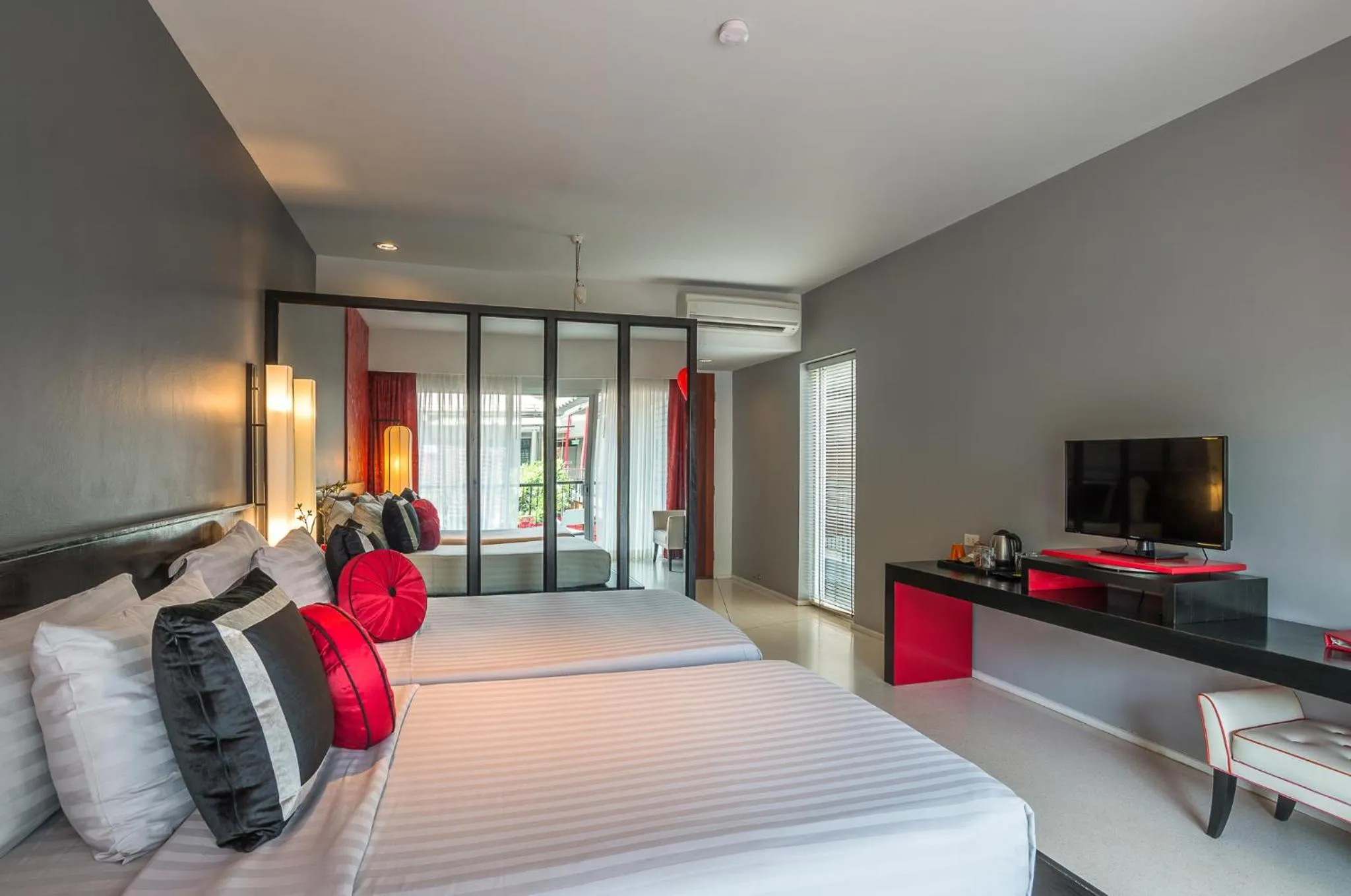 Photo of the whole room, Bed in Red Ginger Chic Resort