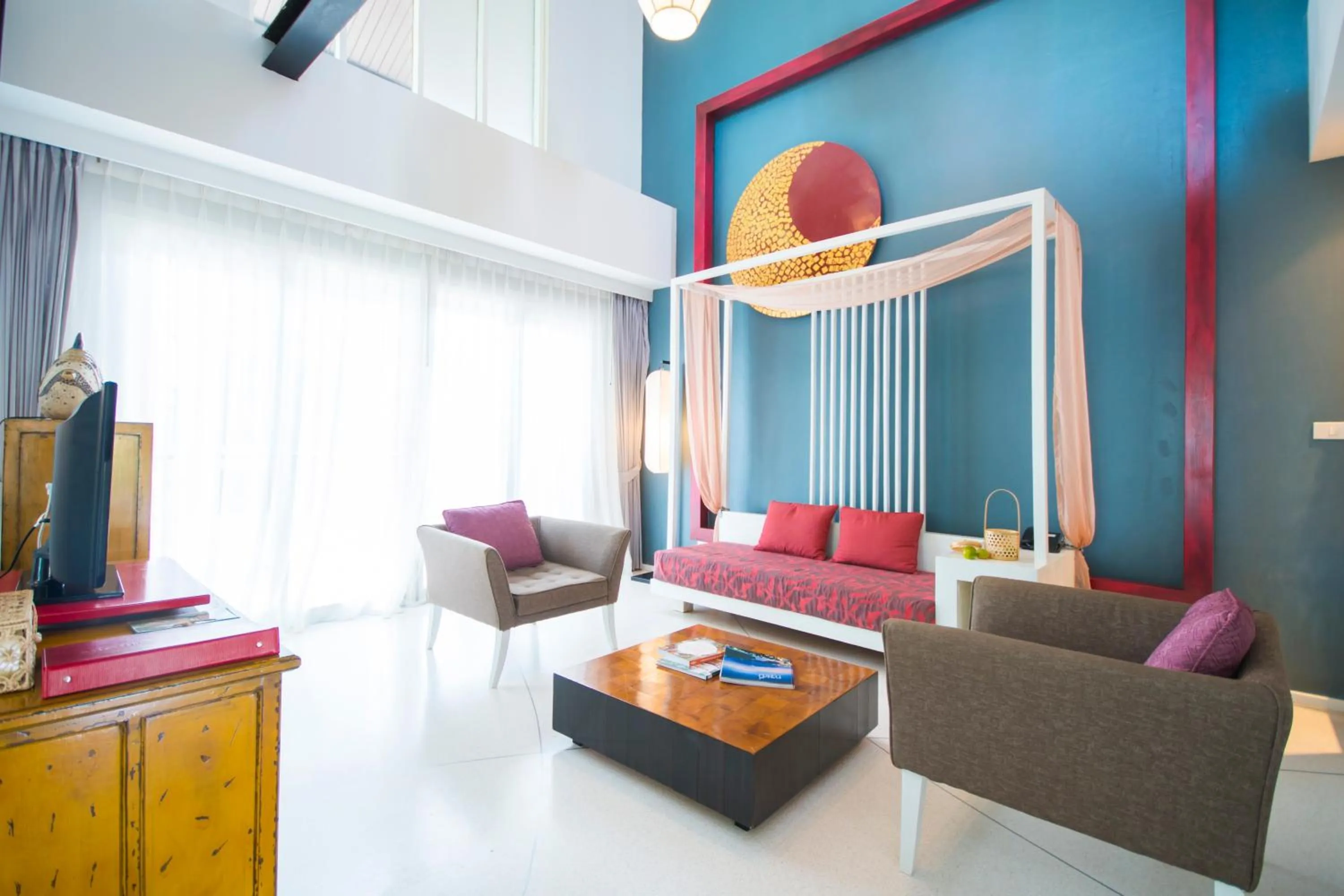 Living room in Red Ginger Chic Resort