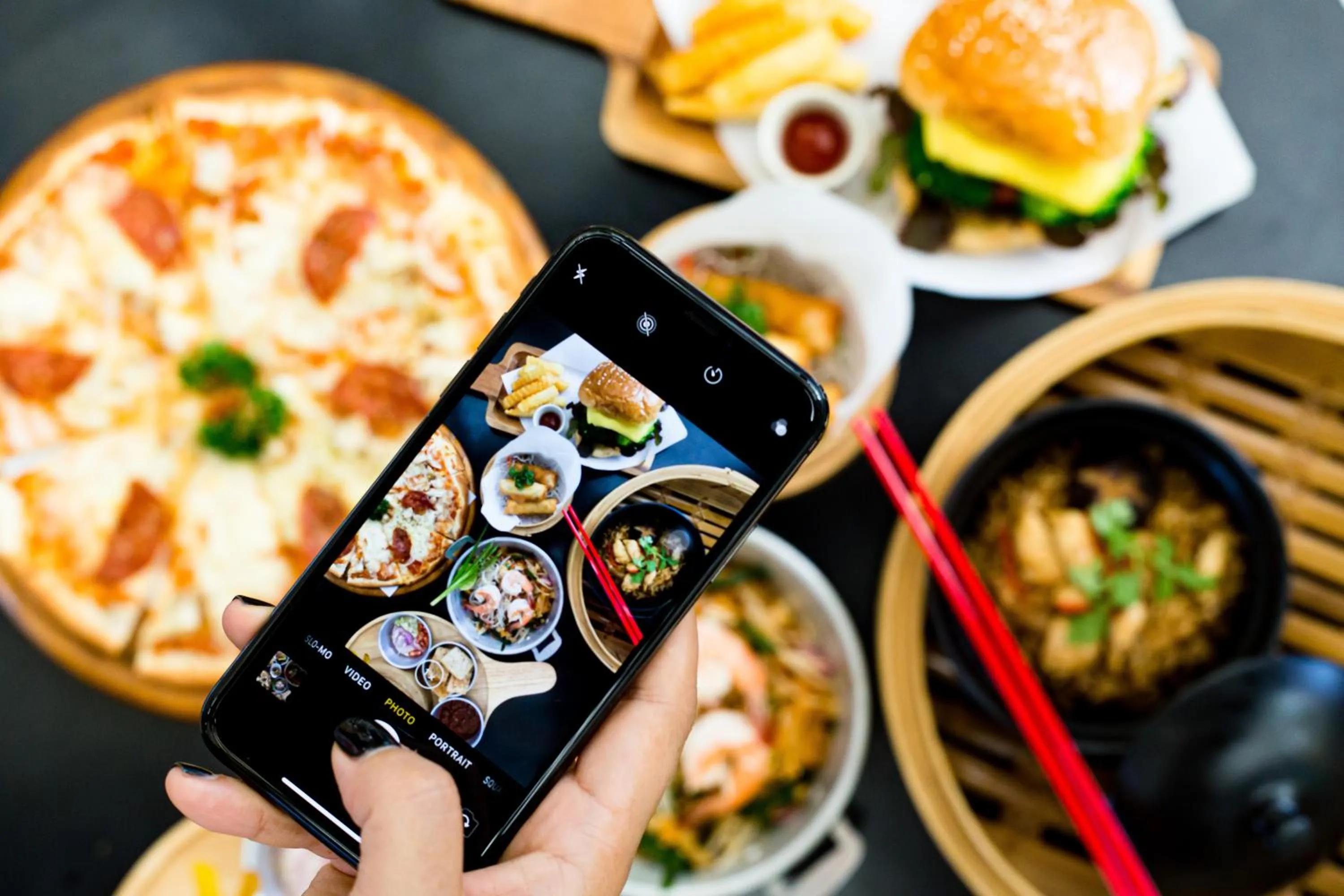 Food in Red Ginger Chic Resort