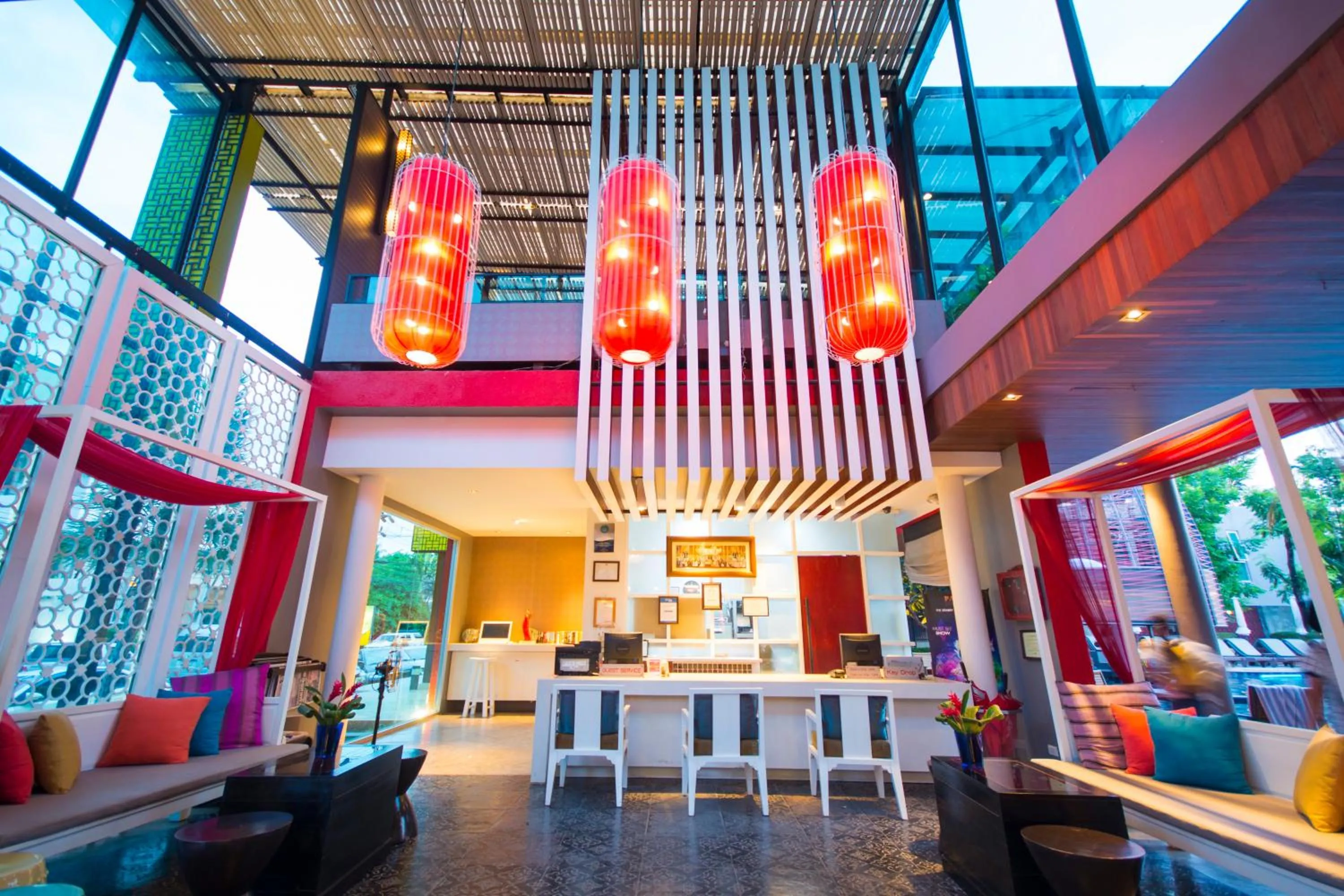 Lobby or reception in Red Ginger Chic Resort