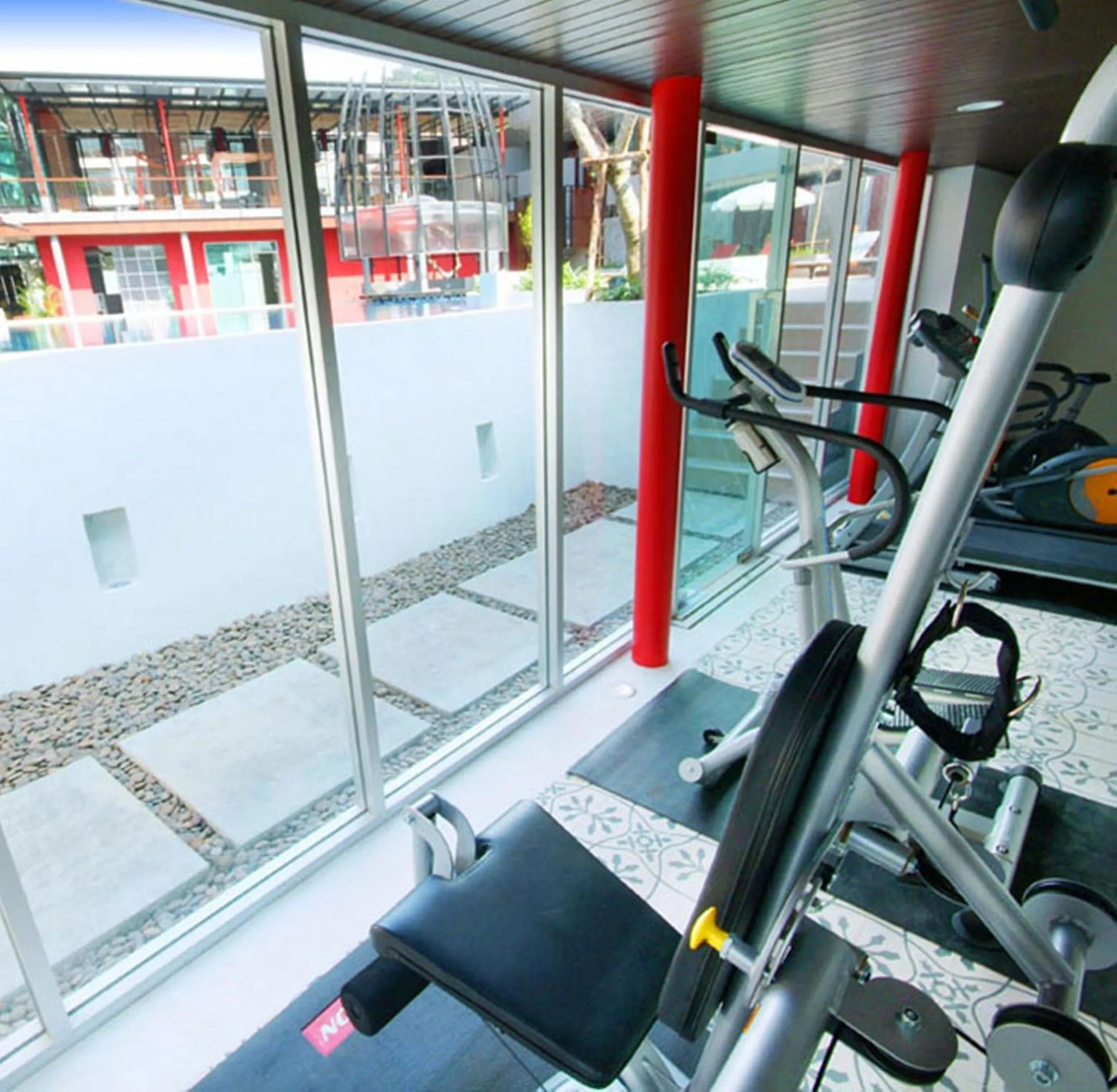 Fitness centre/facilities in Red Ginger Chic Resort