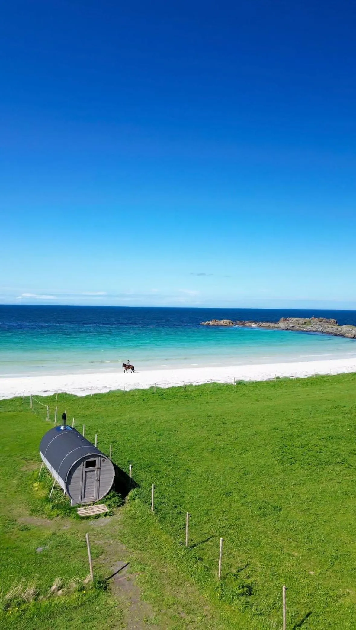 Sauna in Lofoten Links Lodges