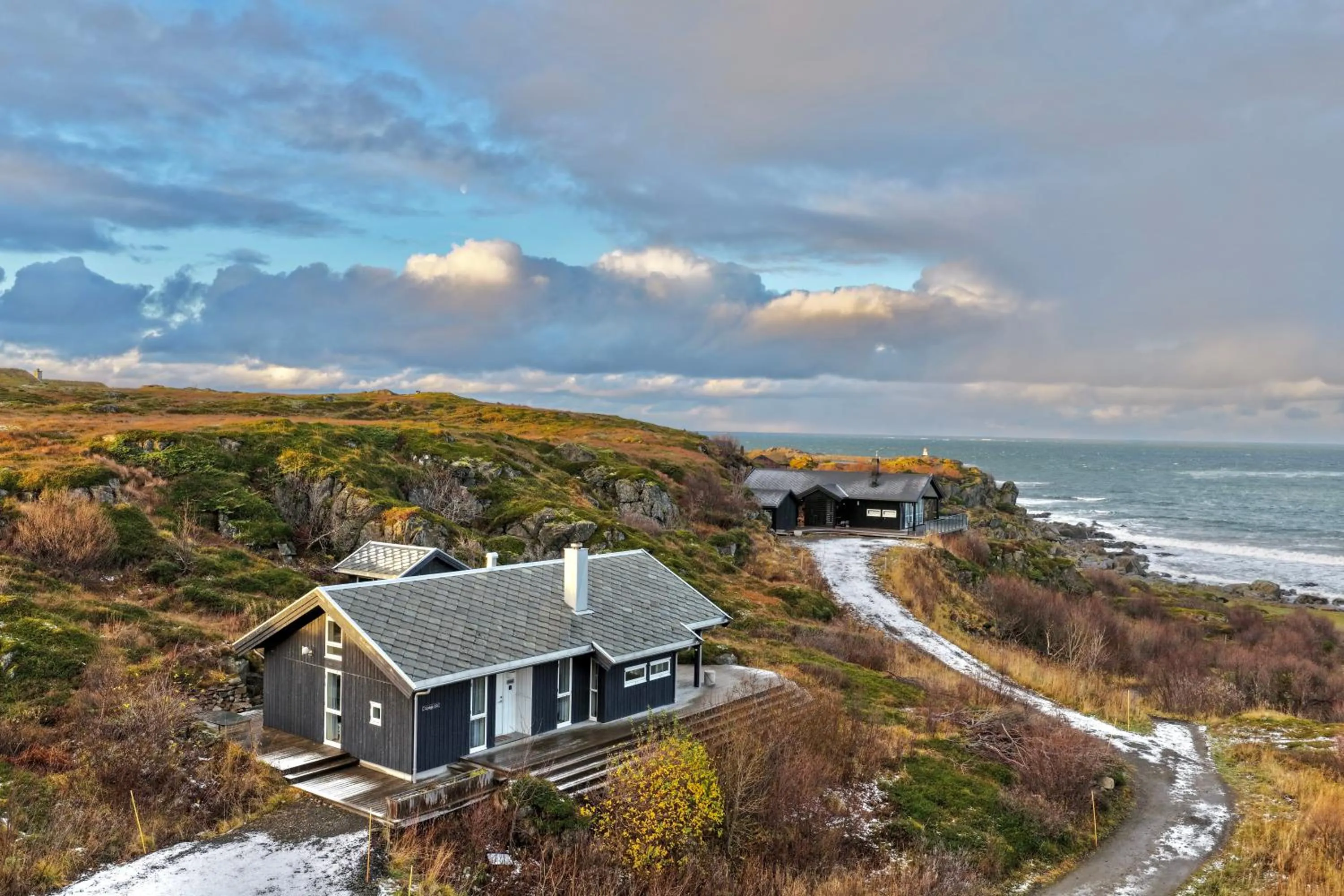 Natural landscape in Lofoten Links Lodges