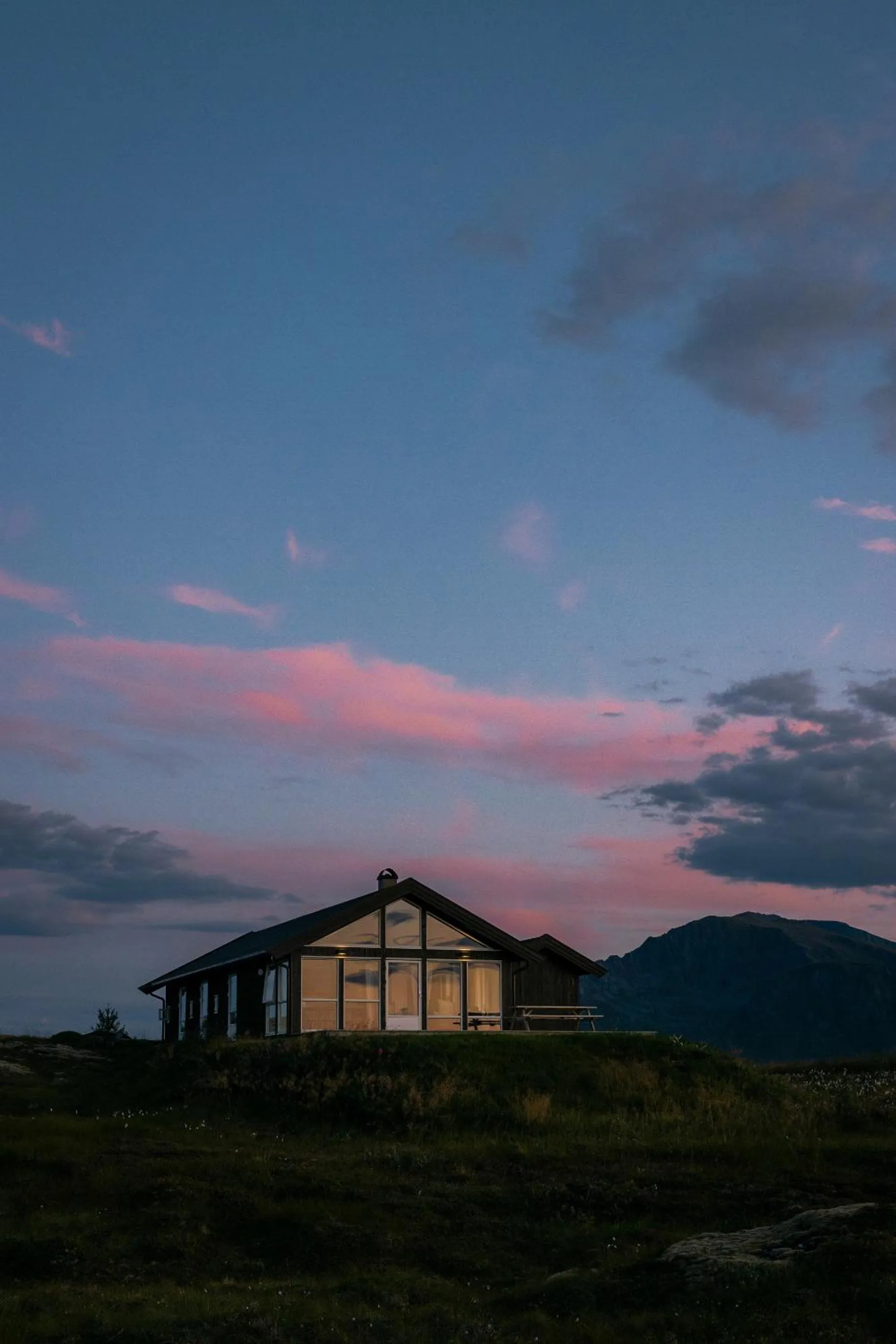 Natural landscape in Lofoten Links Lodges