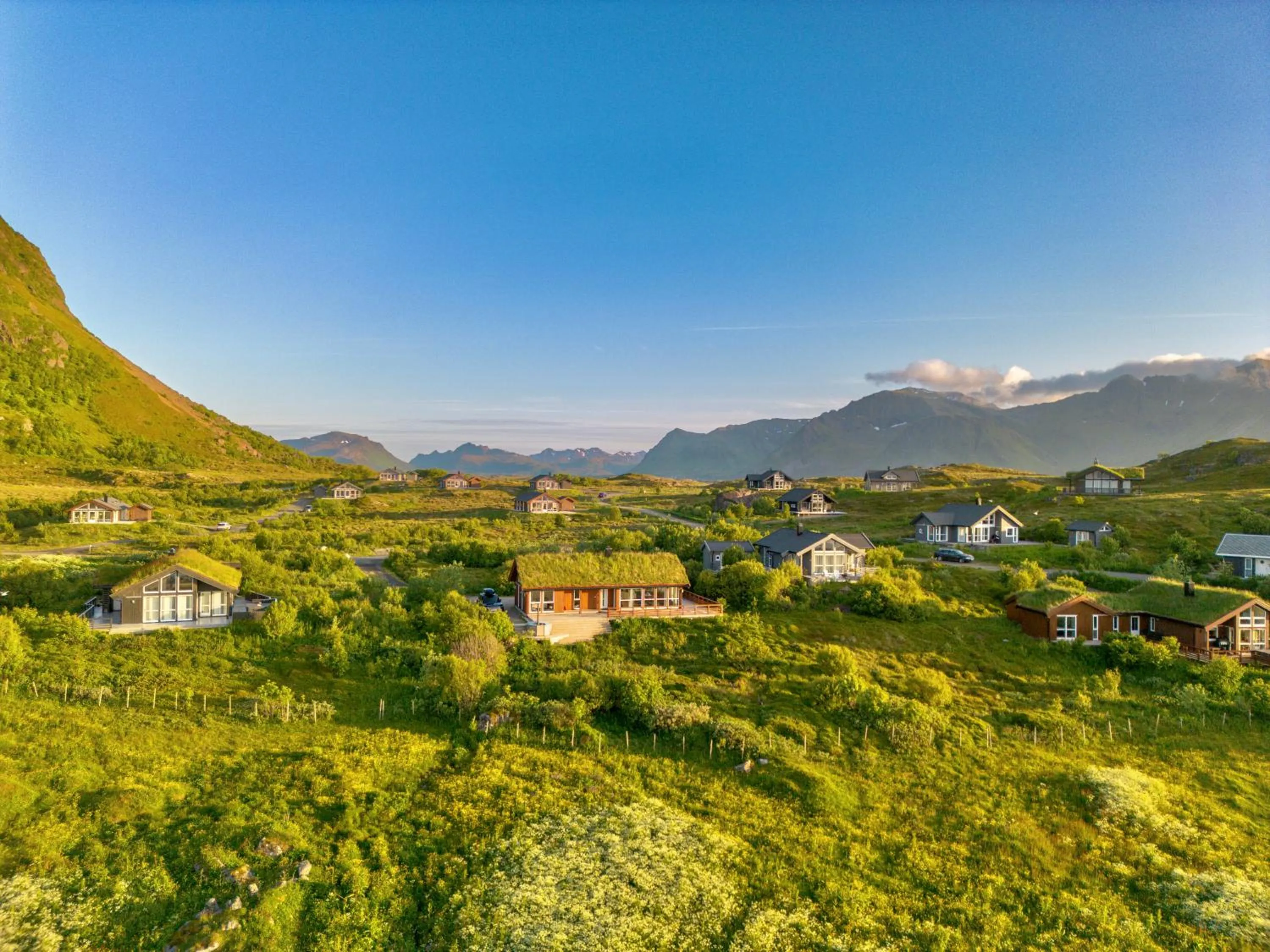 Hot Tub in Lofoten Links Lodges