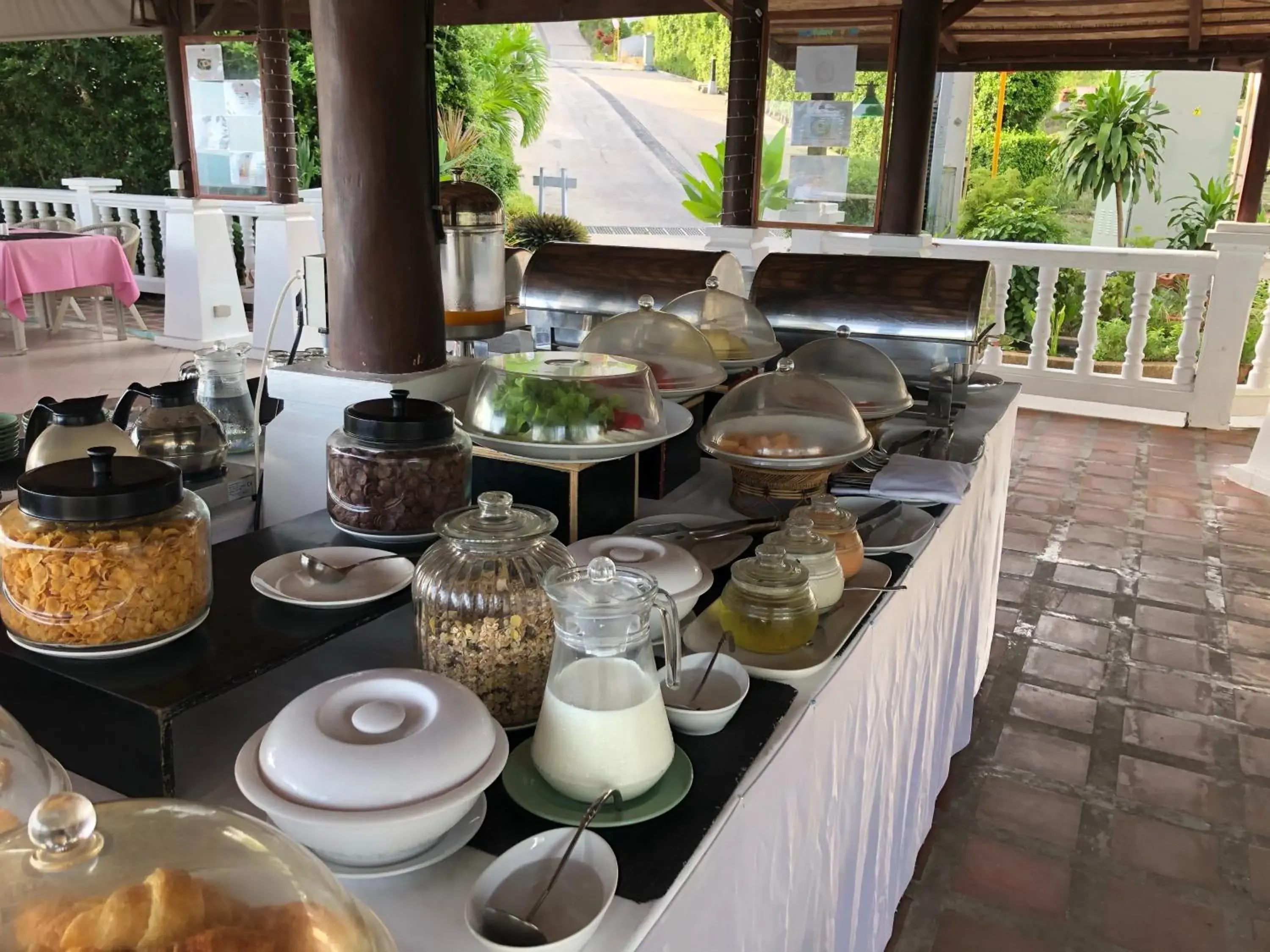 Buffet breakfast in The Bay Samui Buffet breakfast in The Bay Samui