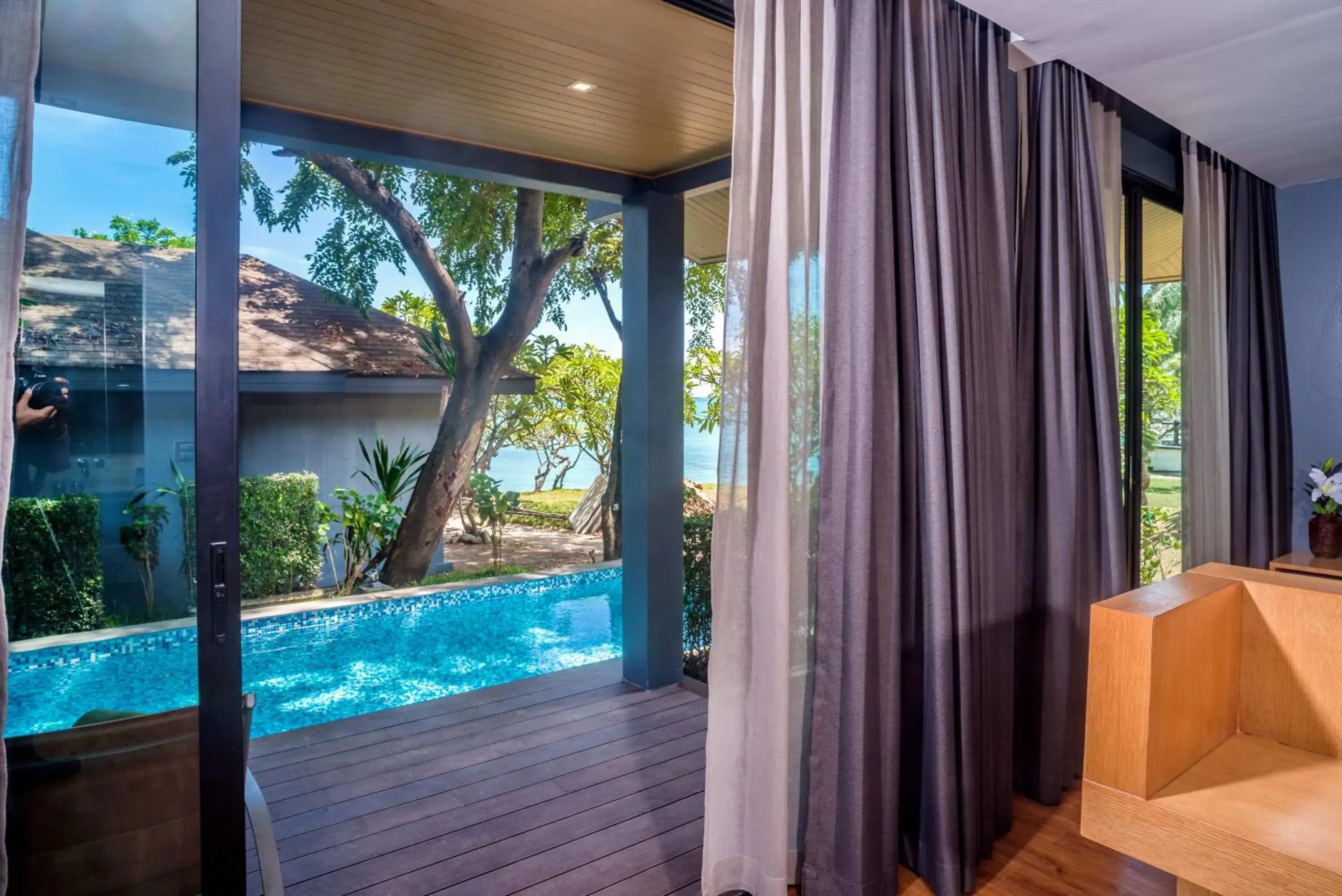 Garden view in The Bay Samui Garden view in The Bay Samui