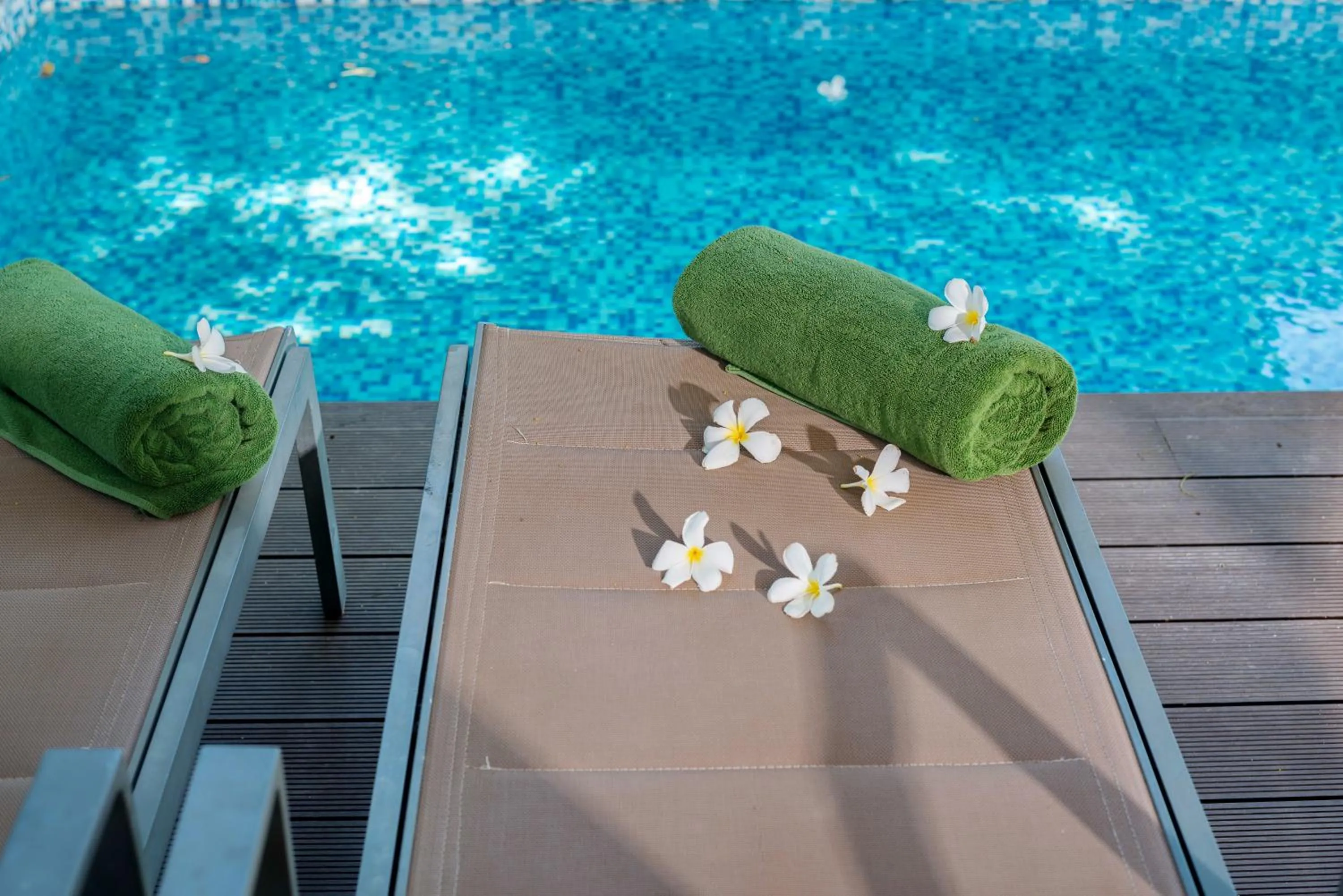 Garden view in The Bay Samui