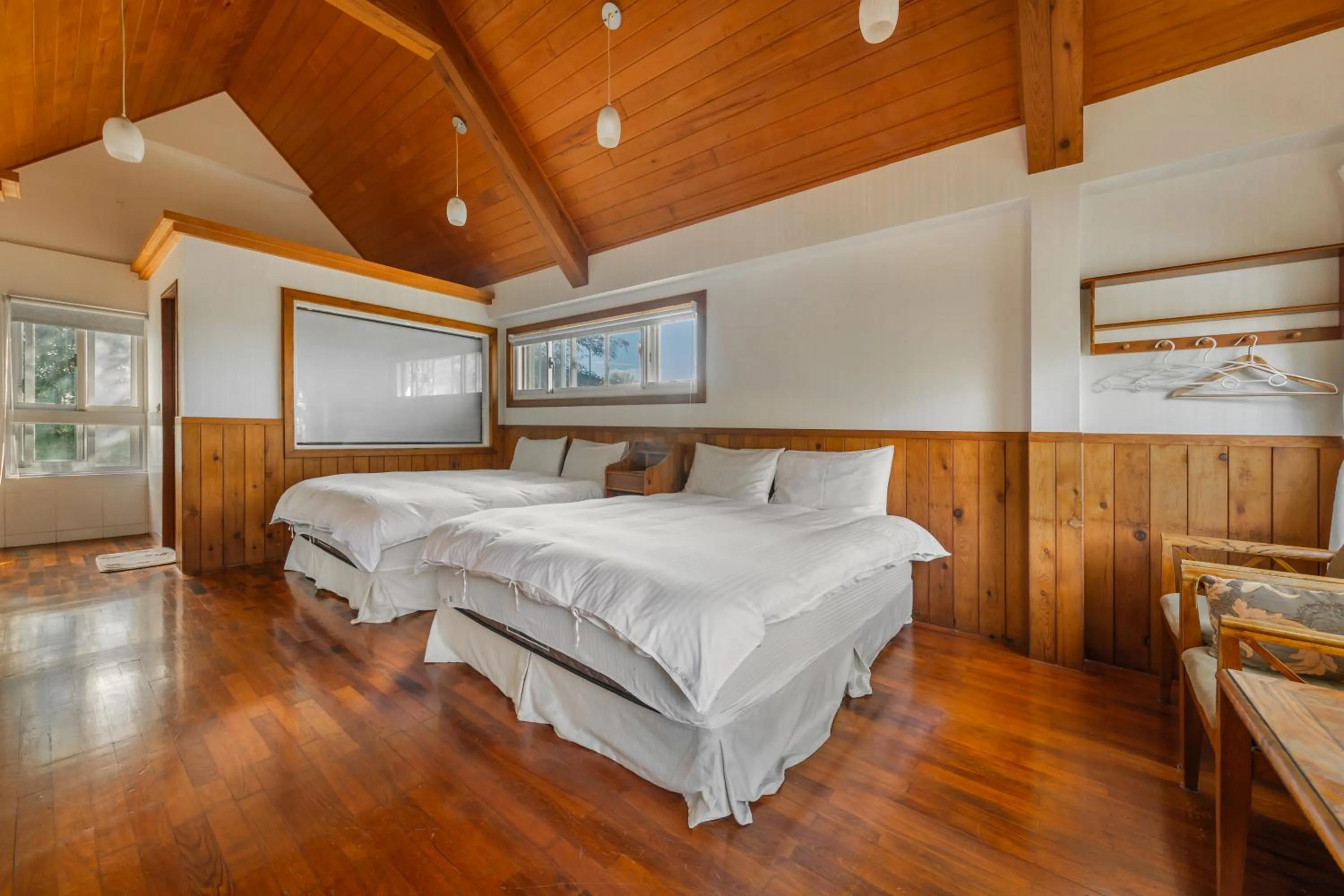 Bed in Green Forest Villa