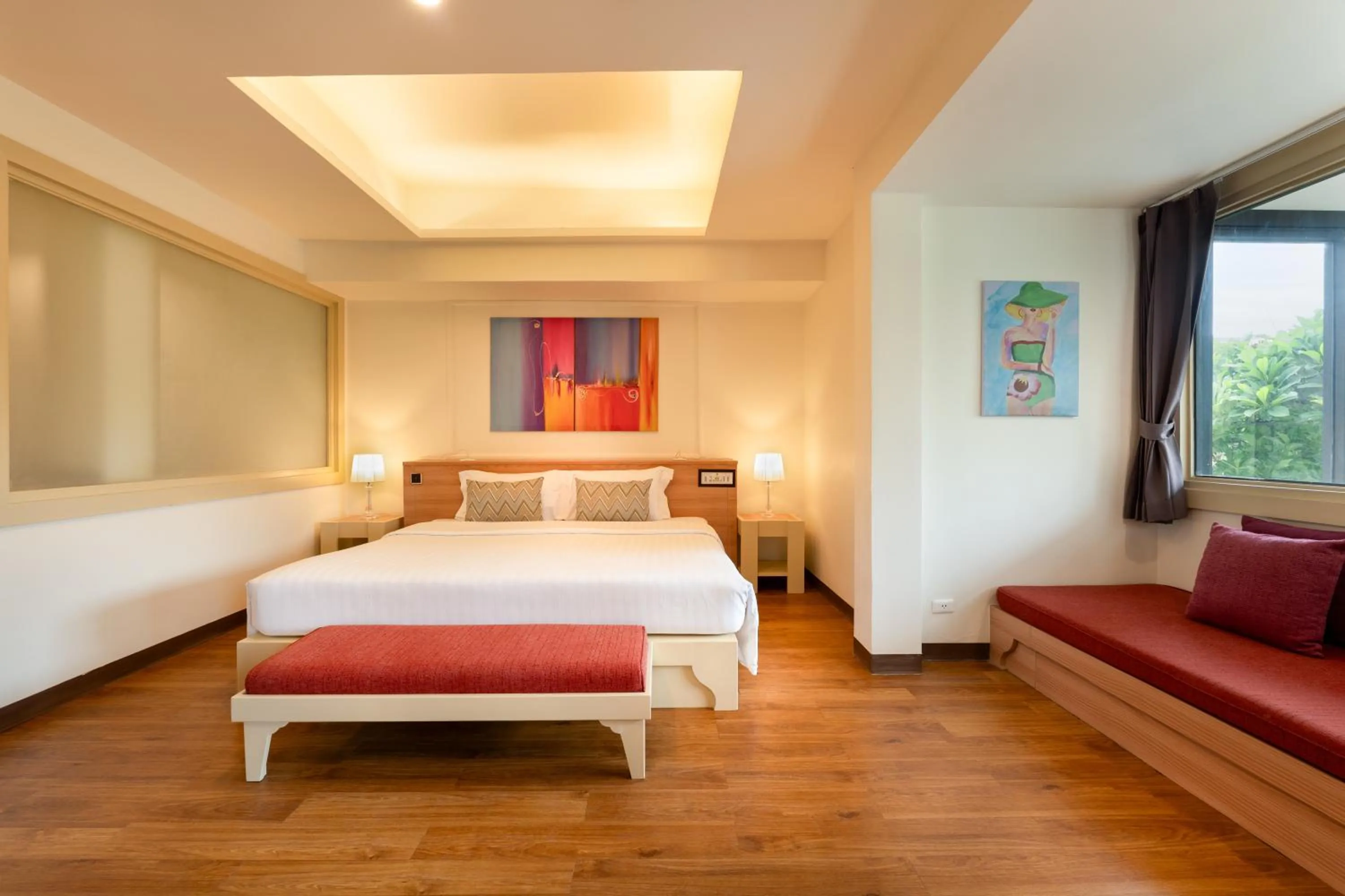 Bedroom, Bed in The Briza Beach Resort, Samui - SHA Plus