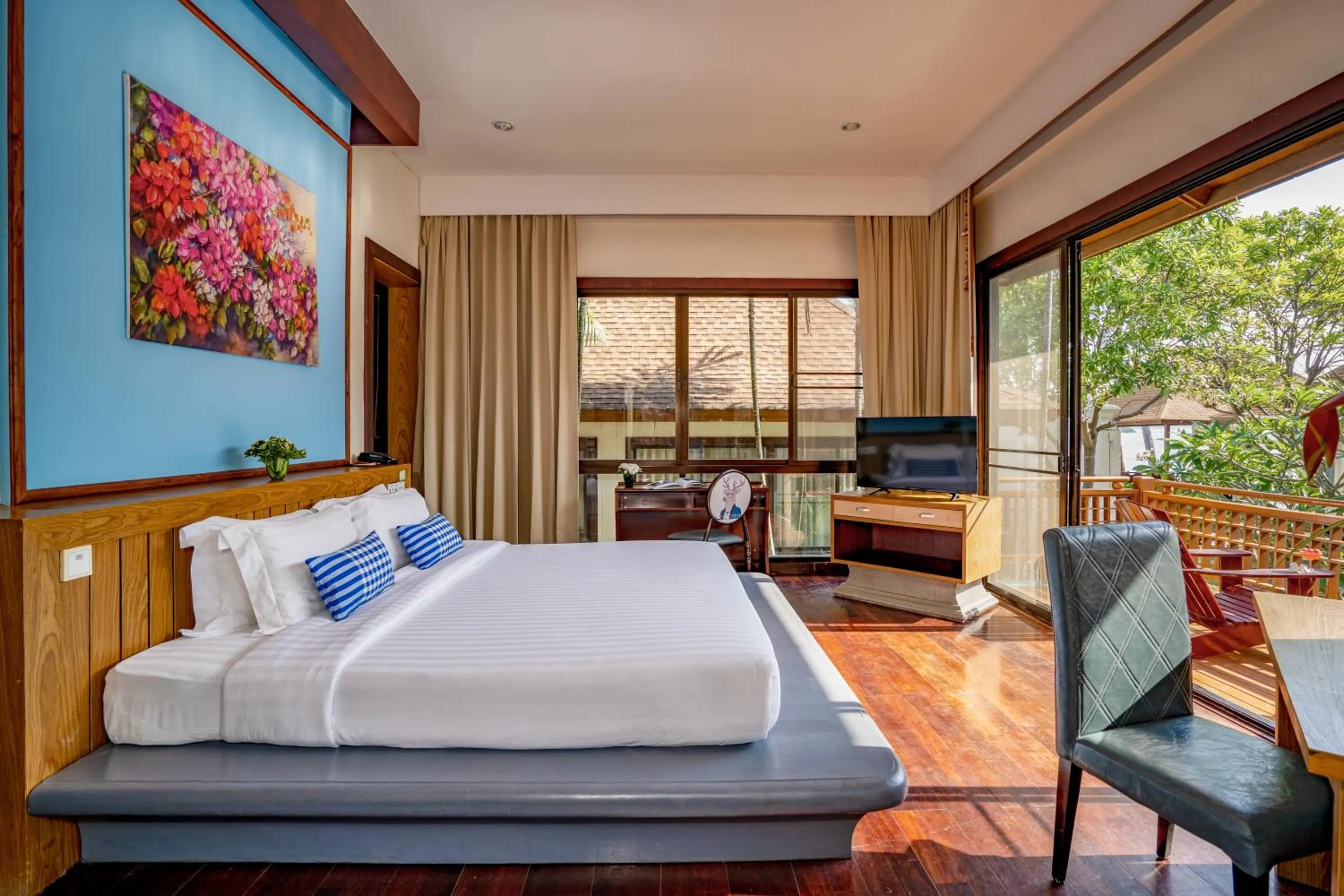 Bedroom, Bed in The Briza Beach Resort, Samui - SHA Plus