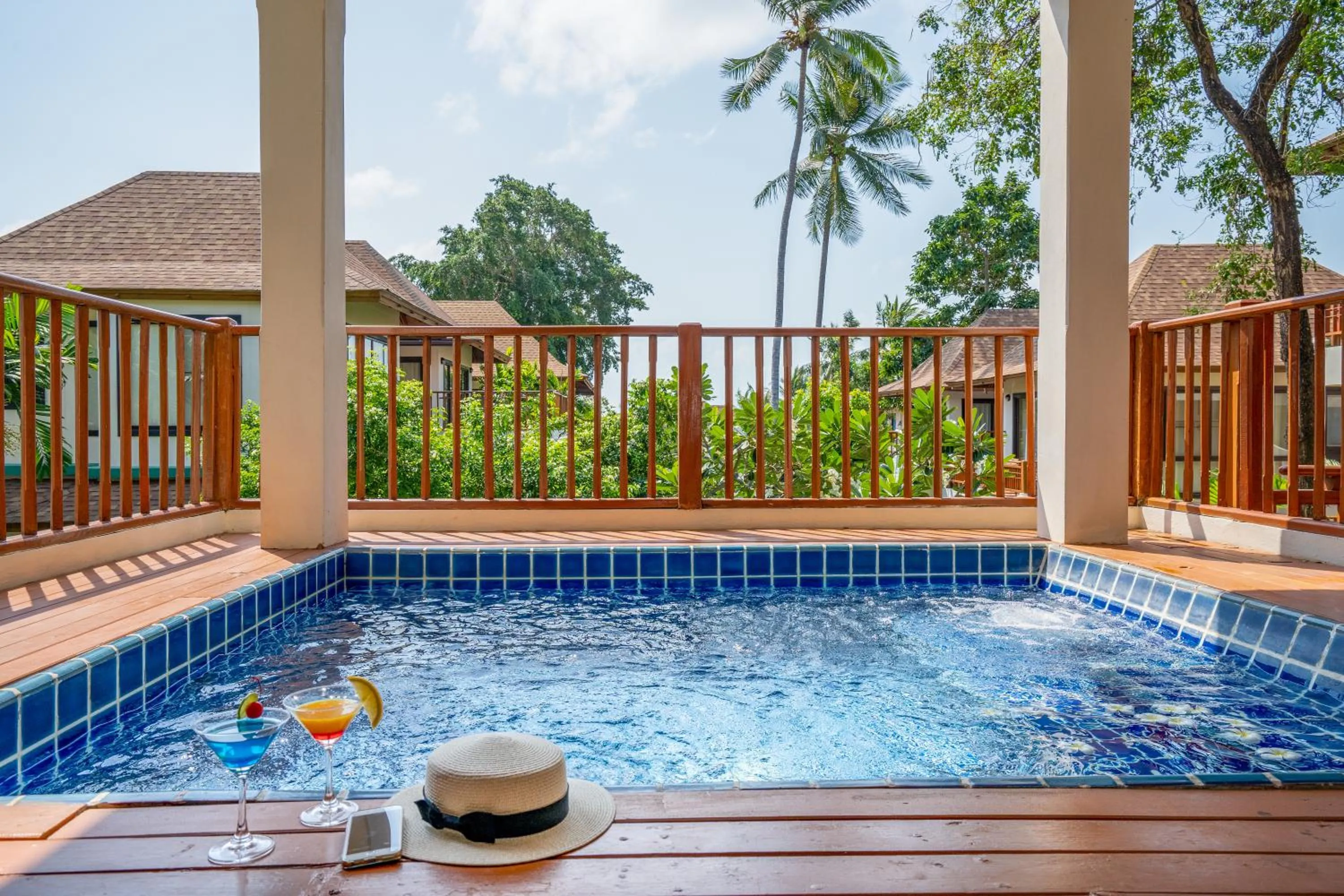 Swimming pool in The Briza Beach Resort, Samui - SHA Plus