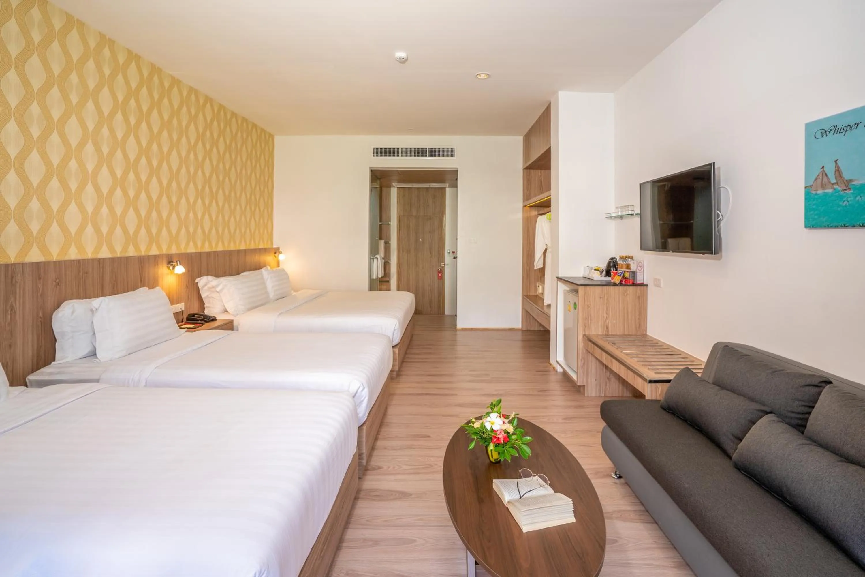 Bedroom, Bed in The Briza Beach Resort, Samui - SHA Plus