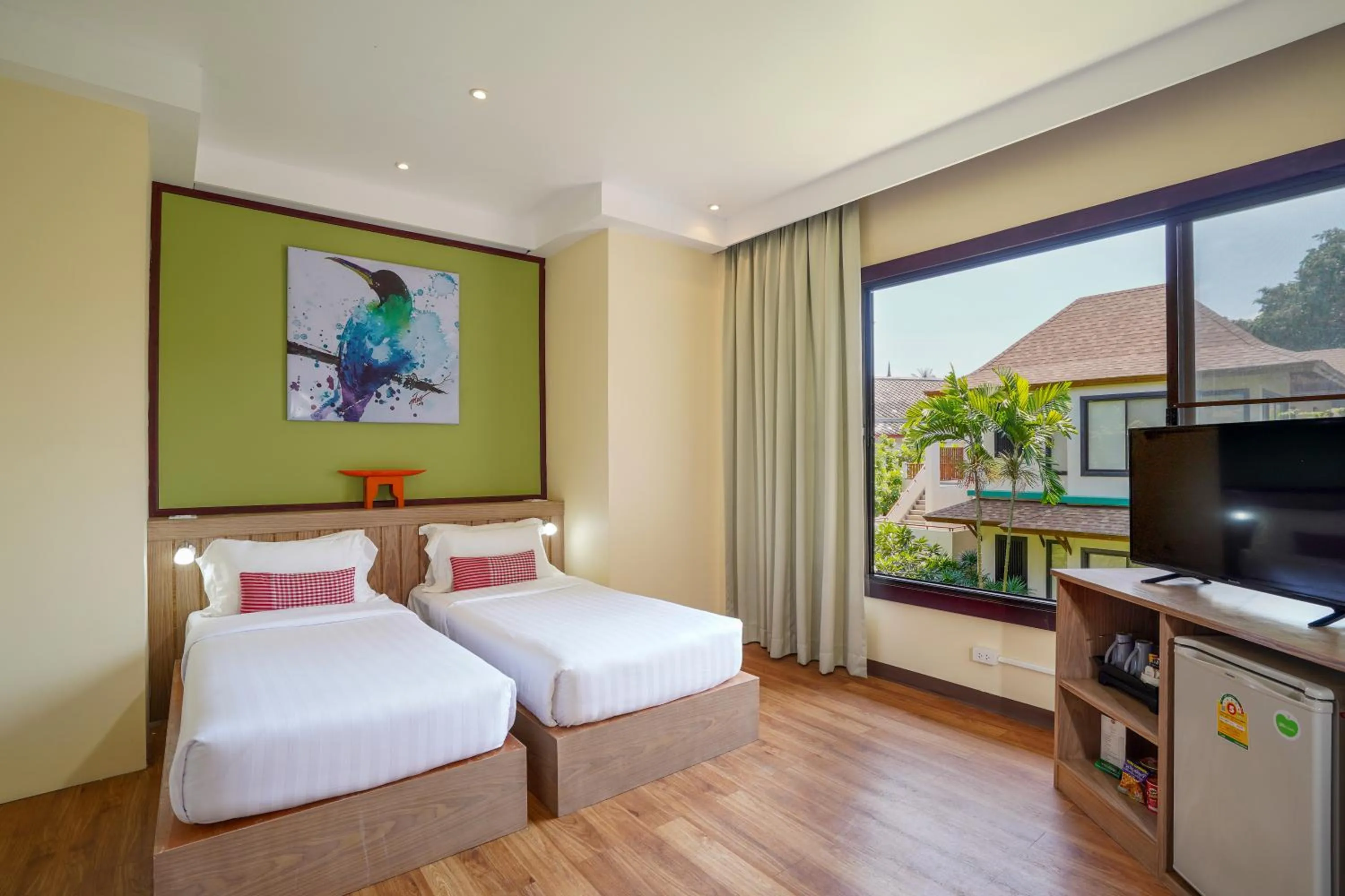 Bedroom, Bed in The Briza Beach Resort, Samui - SHA Plus