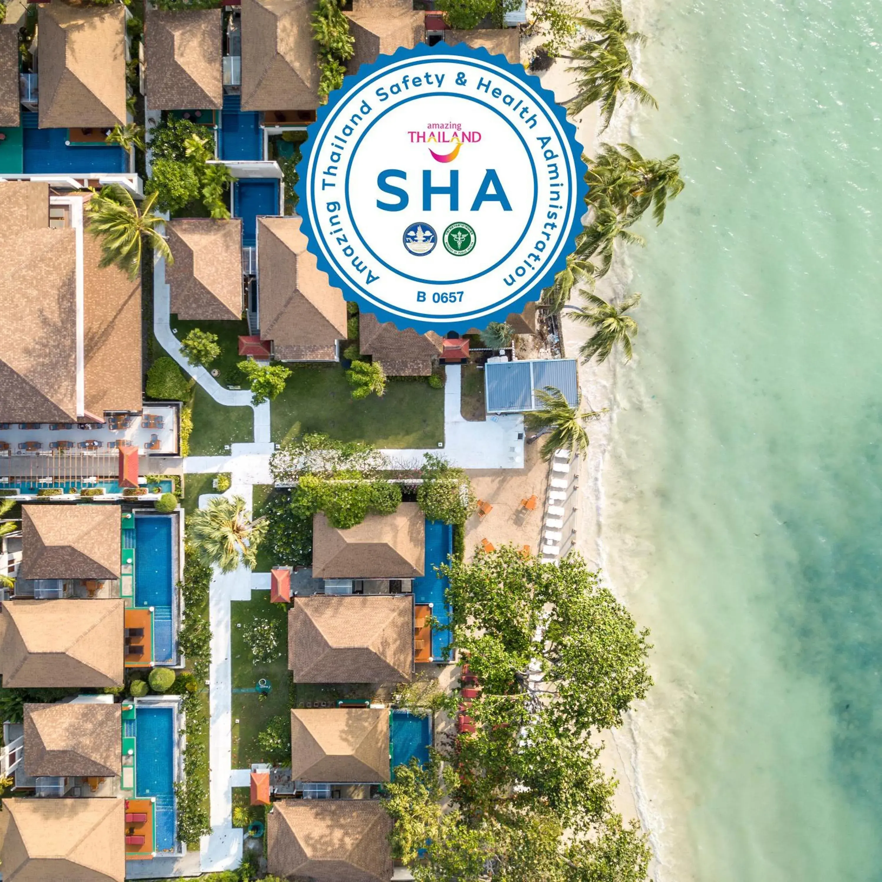 Property building in The Briza Beach Resort, Samui - SHA Plus Property building in The Briza Beach Resort, Samui - SHA Plus