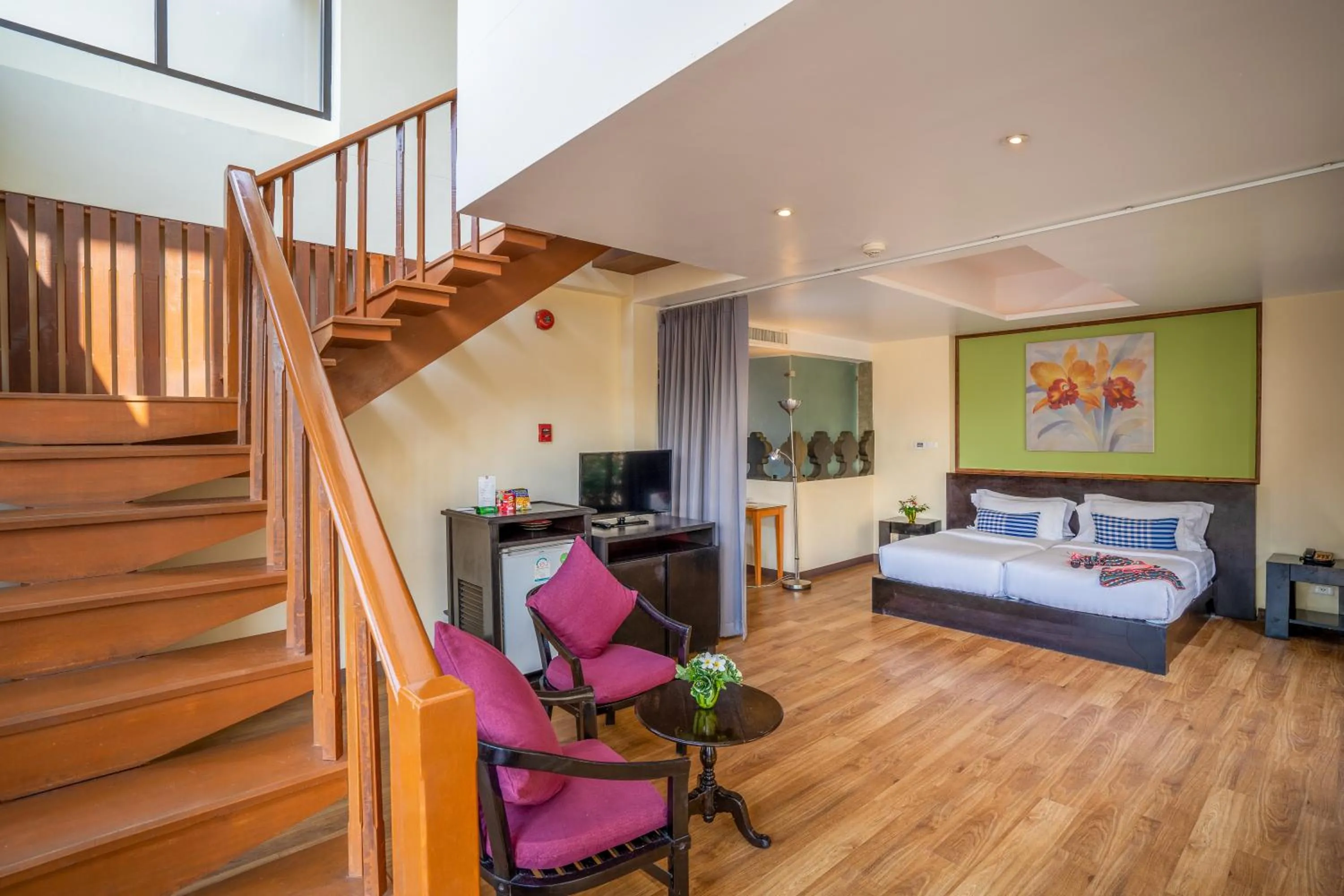 Bedroom, Bed in The Briza Beach Resort, Samui - SHA Plus