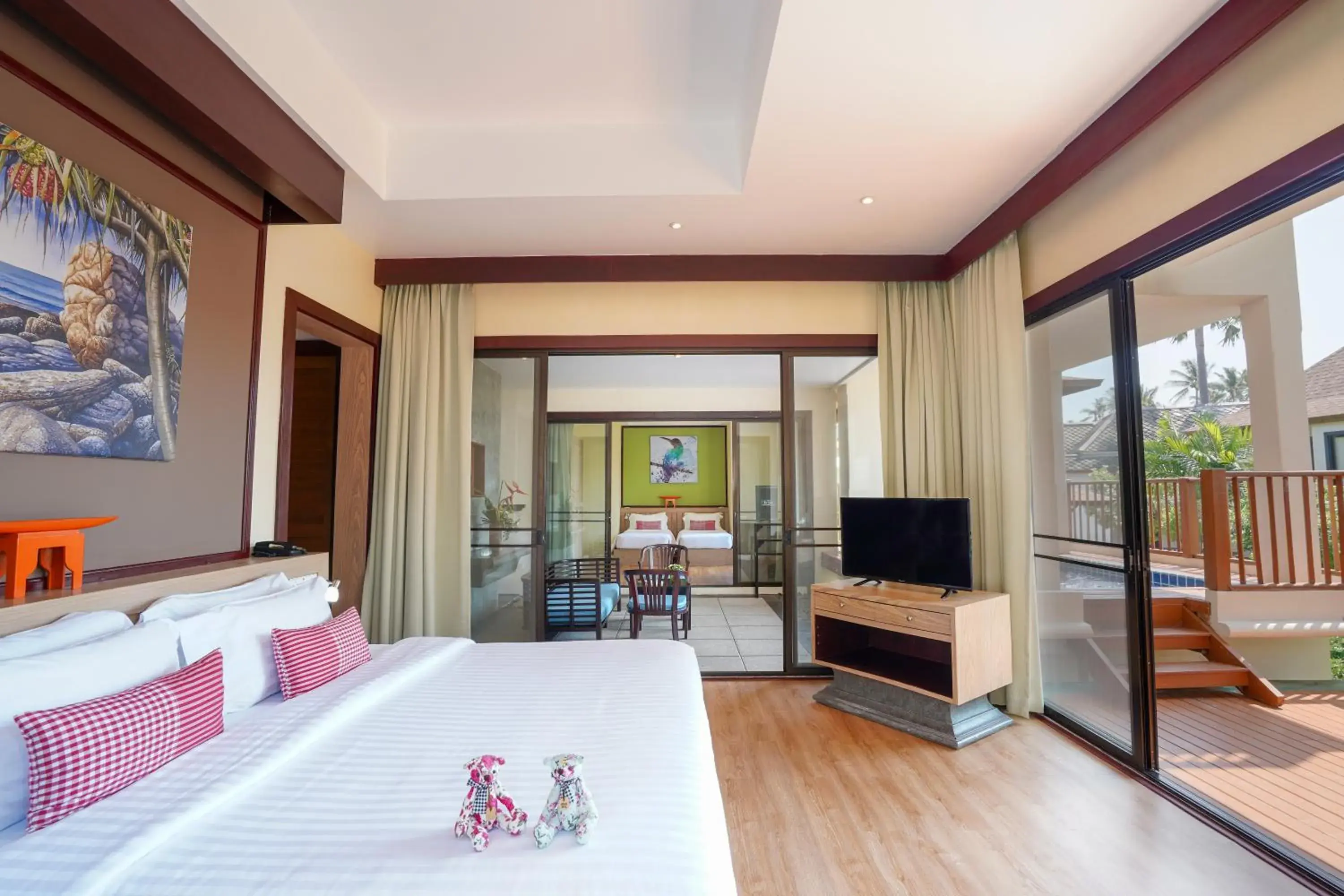 Bedroom, Bed in The Briza Beach Resort, Samui - SHA Plus Bedroom, Bed in The Briza Beach Resort, Samui - SHA Plus