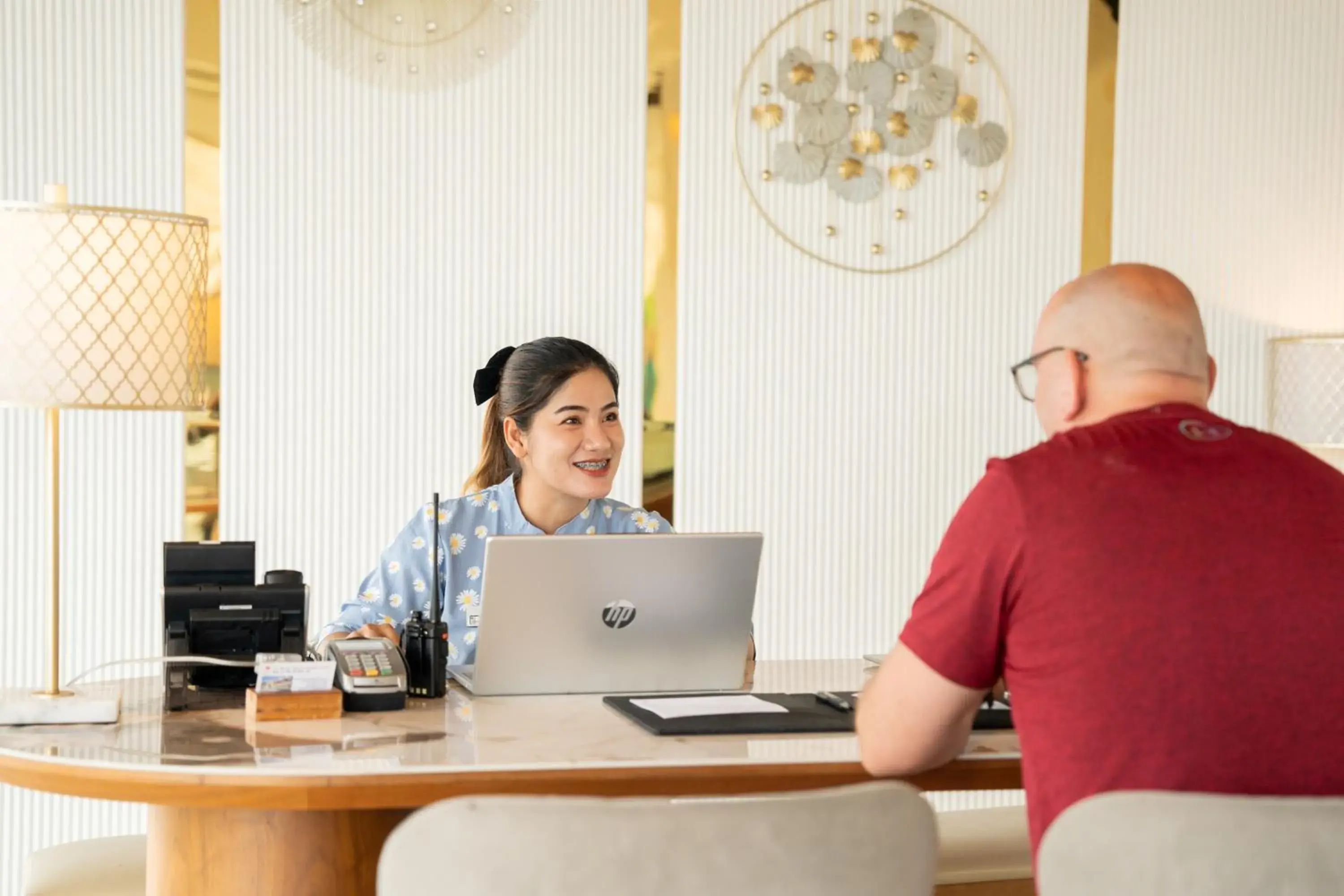 Lobby or reception in The Briza Beach Resort, Samui - SHA Plus Lobby or reception in The Briza Beach Resort, Samui - SHA Plus