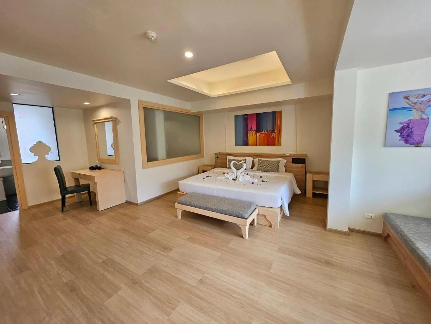 Bedroom, Bed in The Briza Beach Resort, Samui - SHA Plus