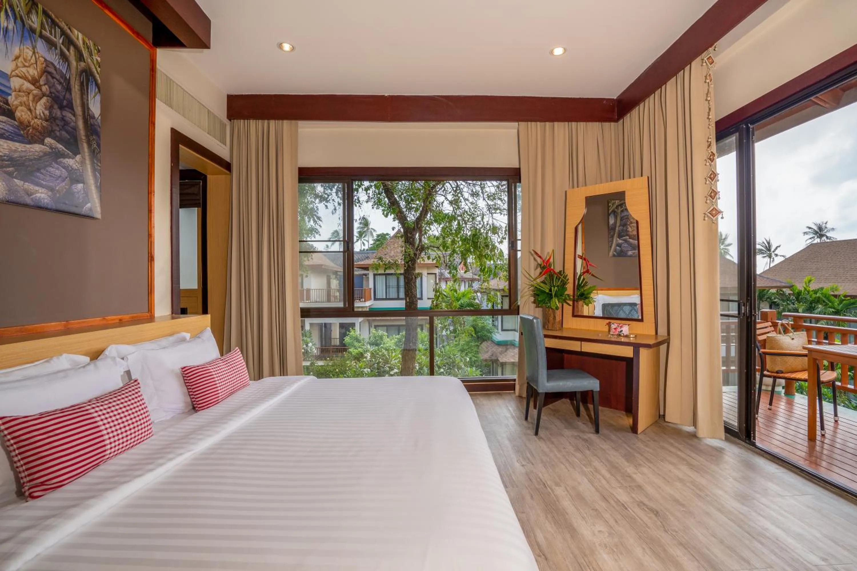 Bedroom, Bed in The Briza Beach Resort, Samui - SHA Plus