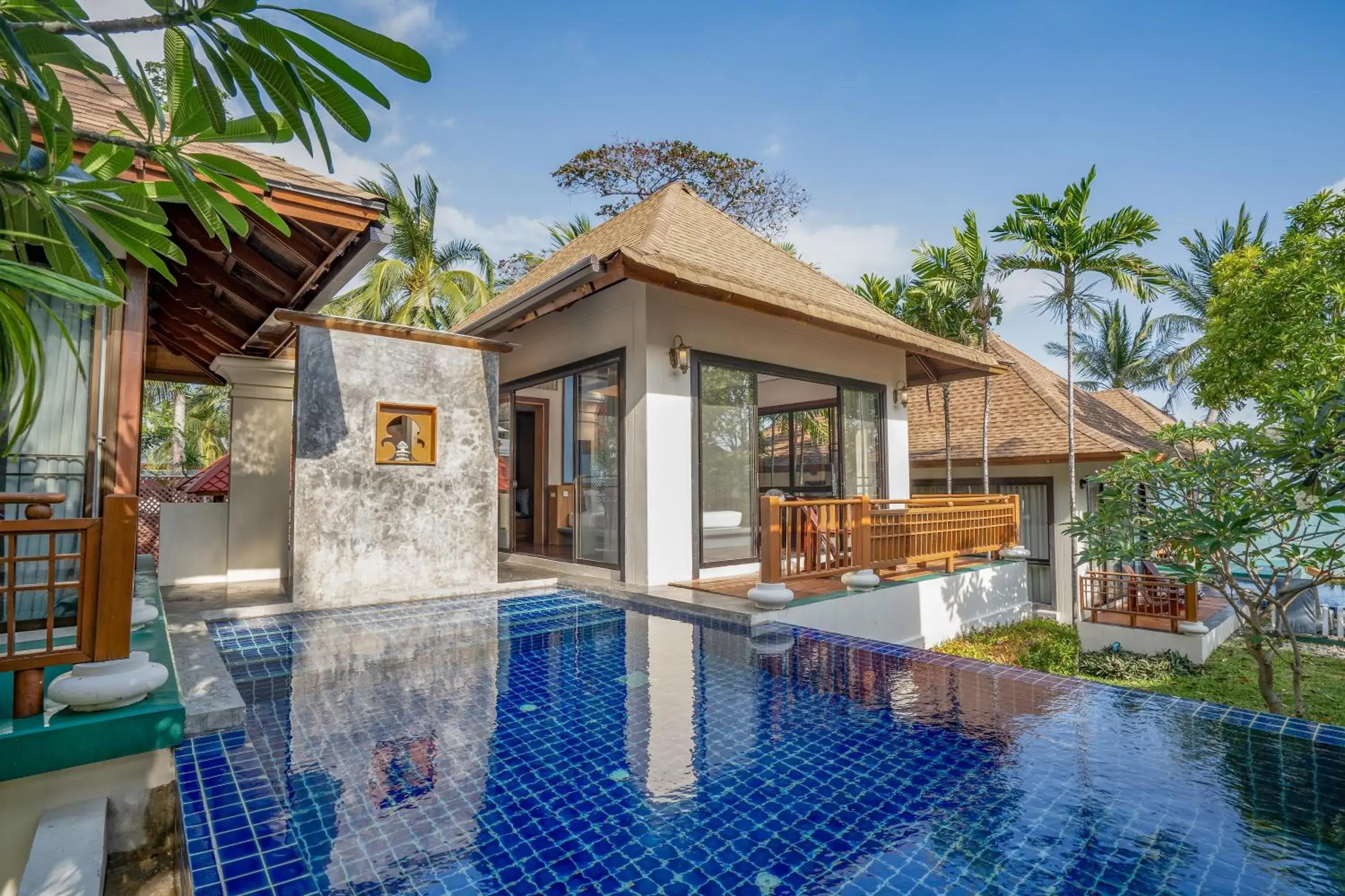 Pool view in The Briza Beach Resort, Samui - SHA Plus Pool view in The Briza Beach Resort, Samui - SHA Plus
