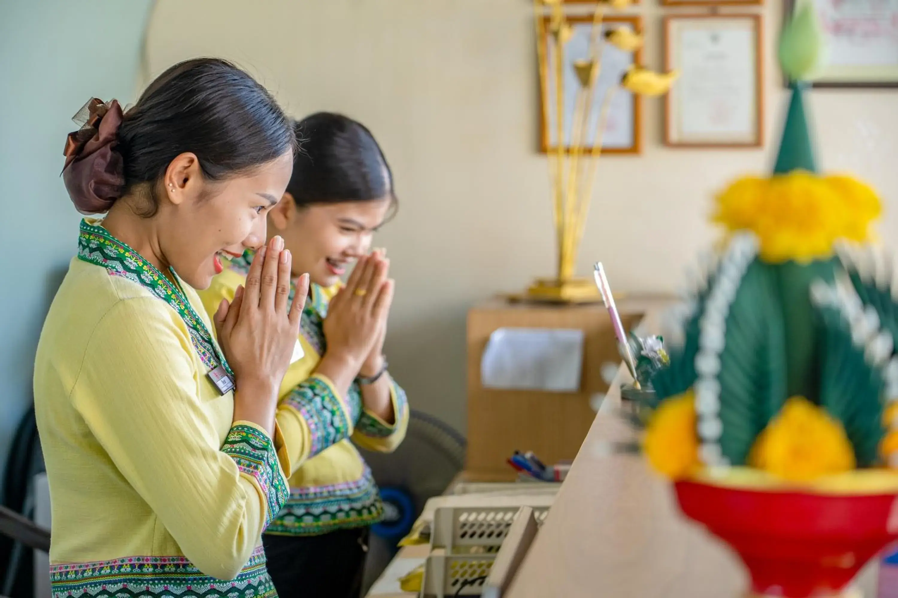 Lobby or reception in The Briza Beach Resort, Samui - SHA Plus Lobby or reception in The Briza Beach Resort, Samui - SHA Plus