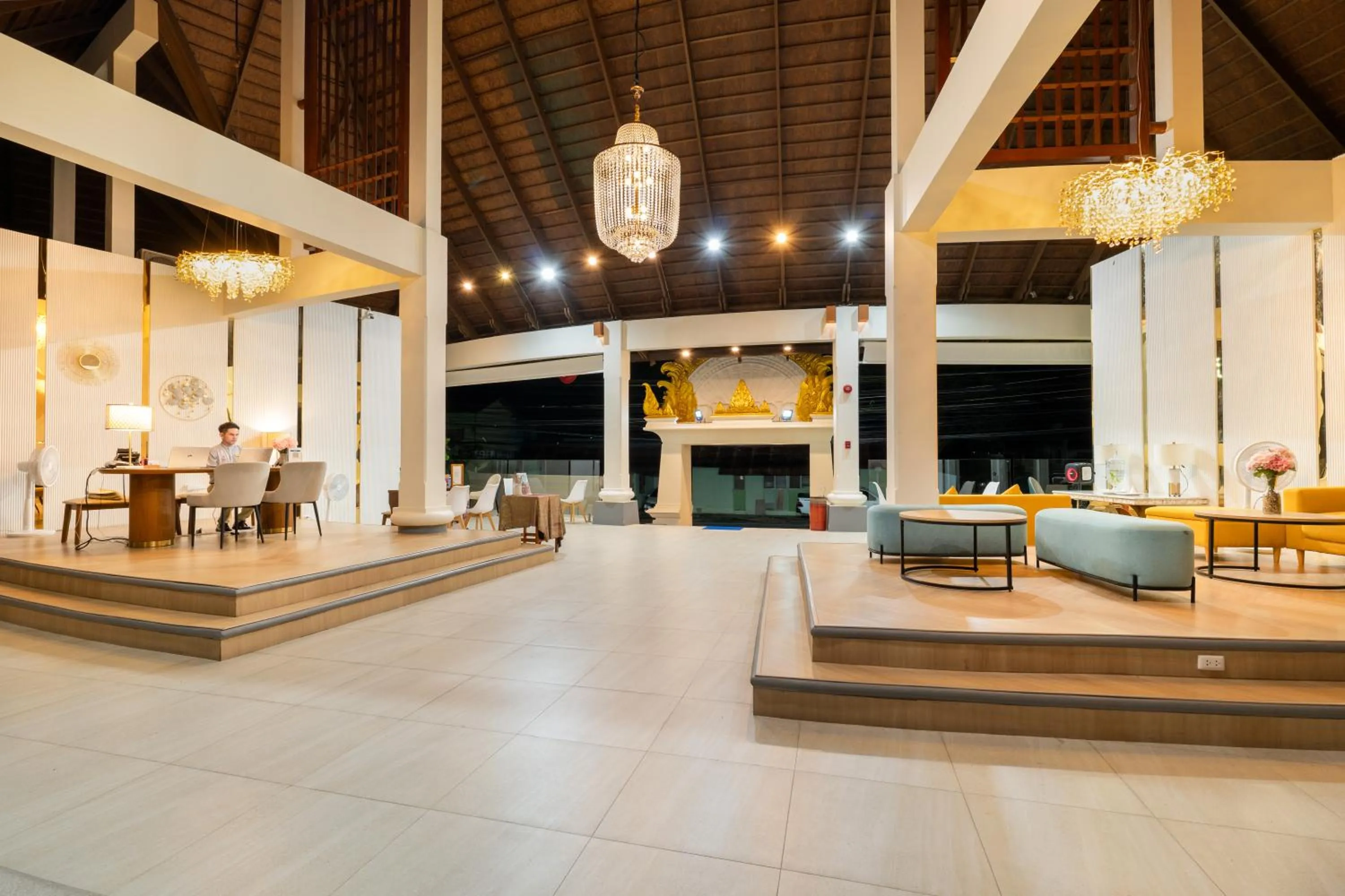 Seating area in The Briza Beach Resort, Samui - SHA Plus
