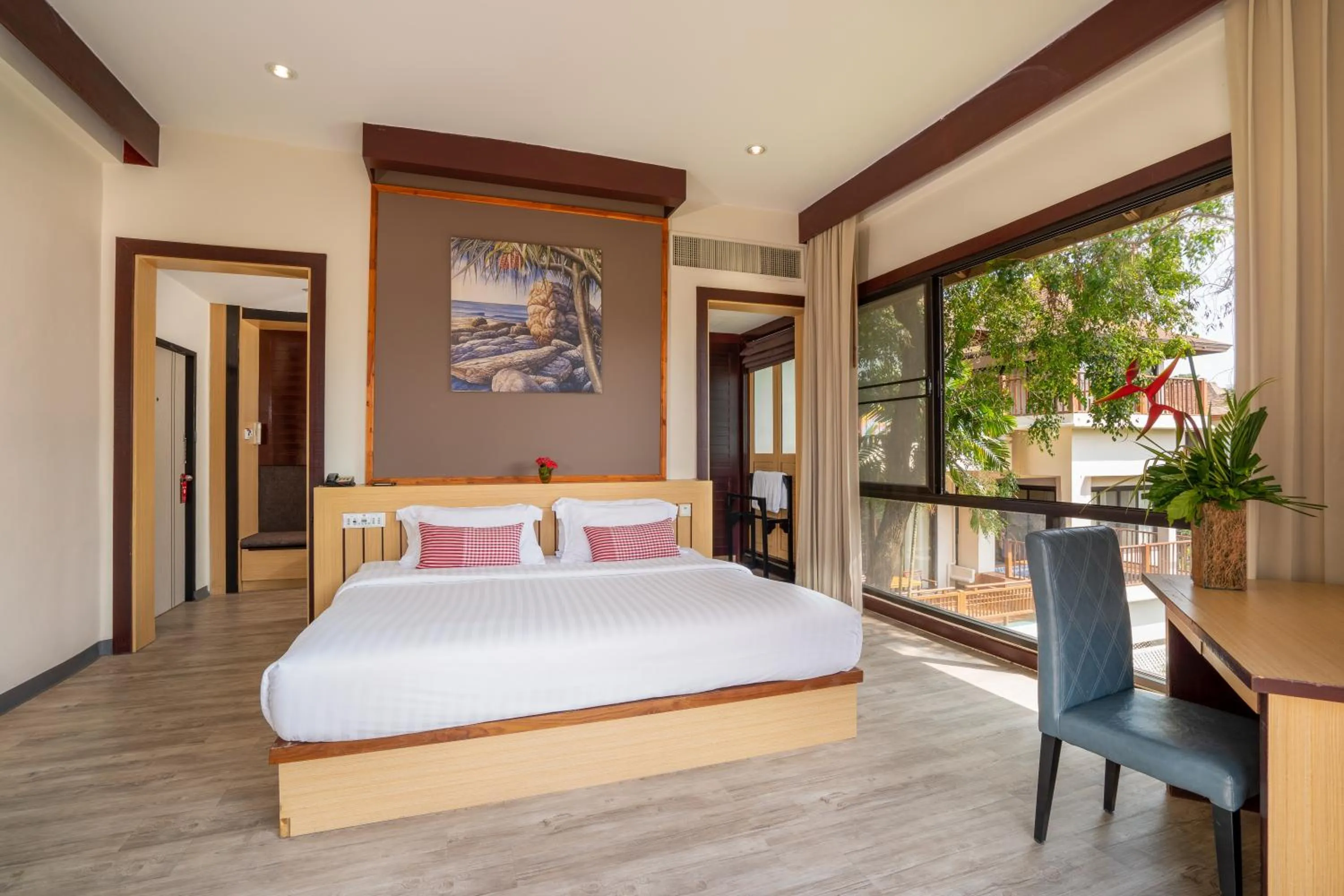 Bedroom, Bed in The Briza Beach Resort, Samui - SHA Plus