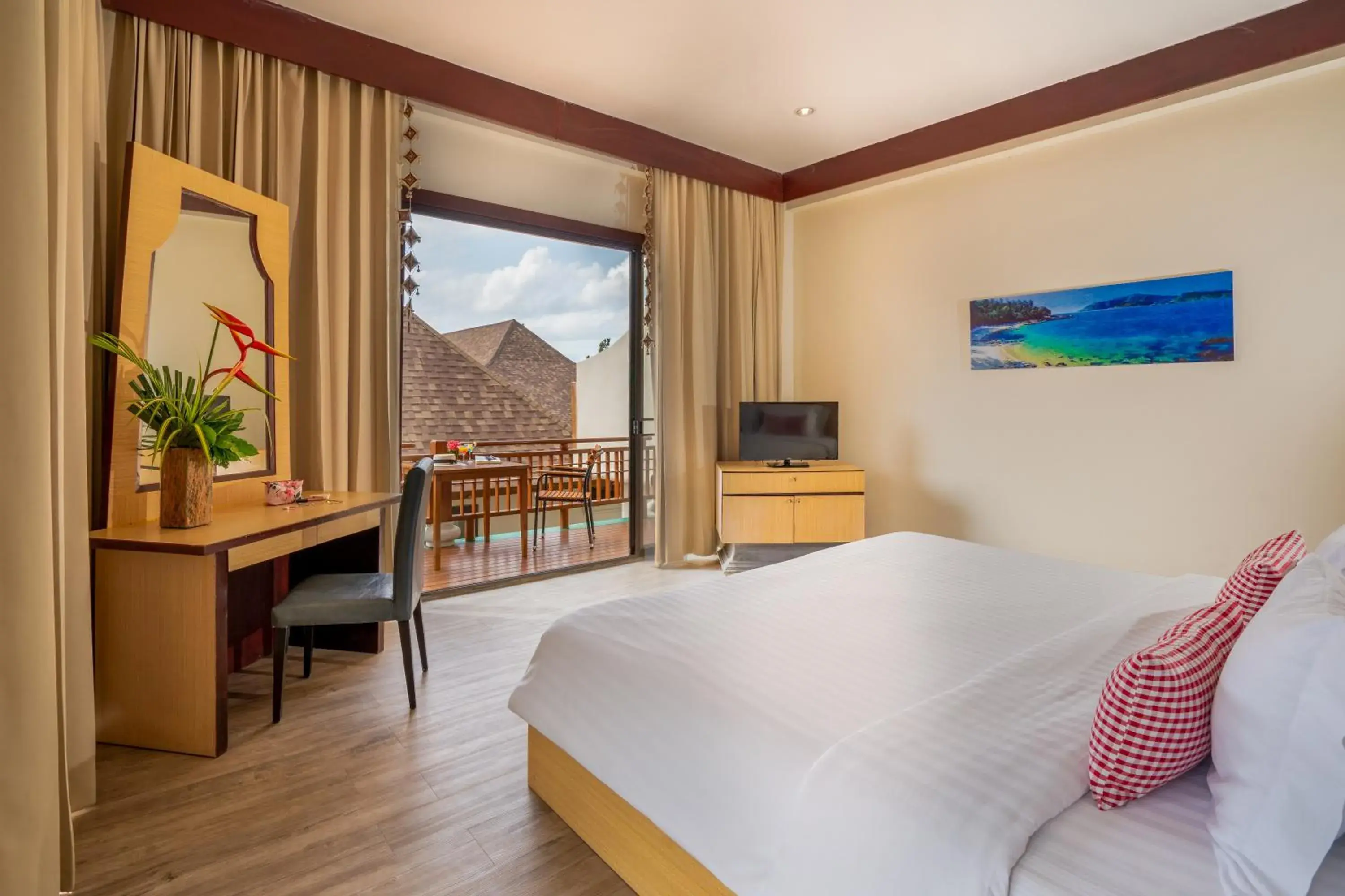 Deluxe Double Room with Balcony in The Briza Beach Resort, Samui - SHA Plus Deluxe Double Room with Balcony in The Briza Beach Resort, Samui - SHA Plus