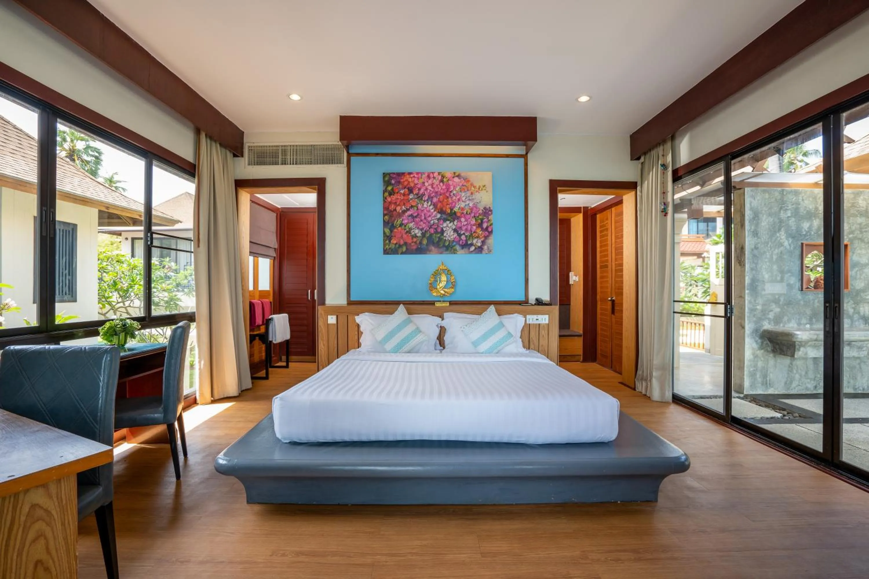 Bedroom, Bed in The Briza Beach Resort, Samui - SHA Plus