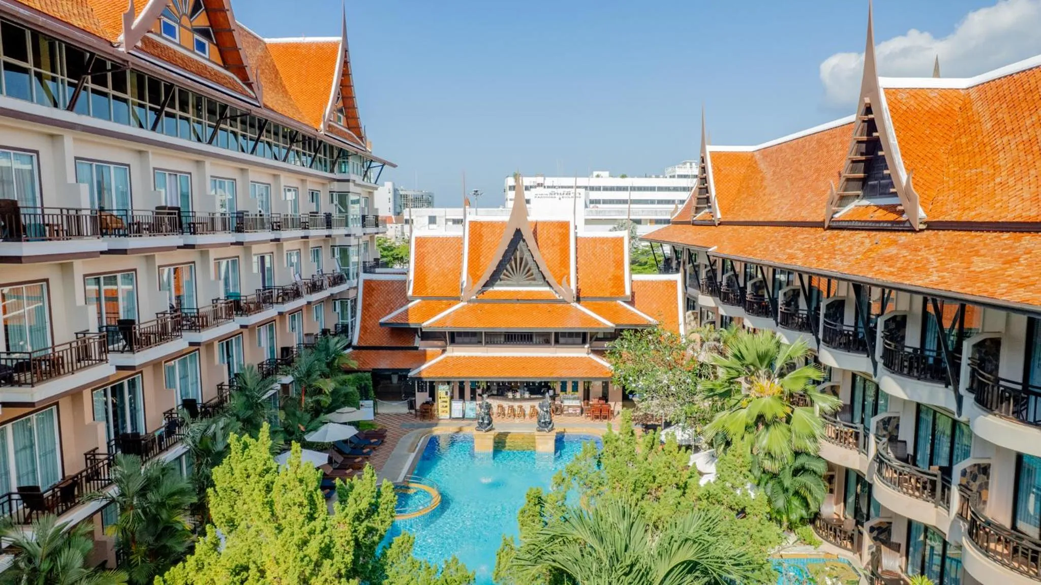 Property building in Nipa Resort, Patong Beach