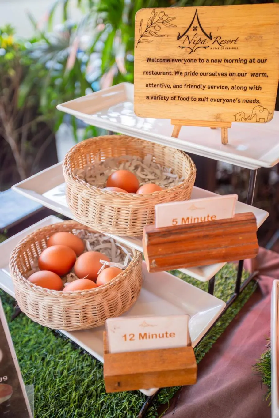 Breakfast in Nipa Resort, Patong Beach