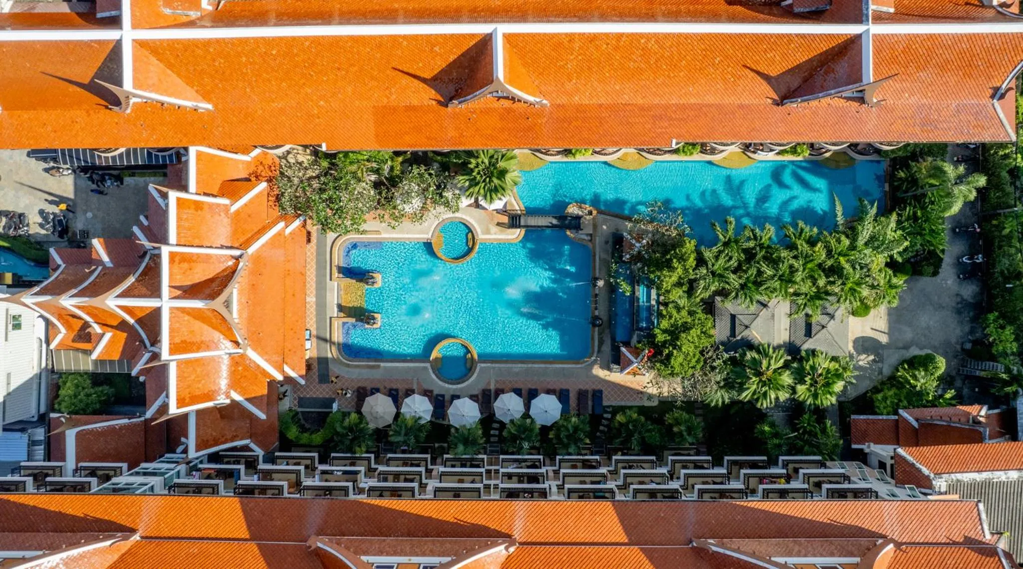 Bird's eye view in Nipa Resort, Patong Beach