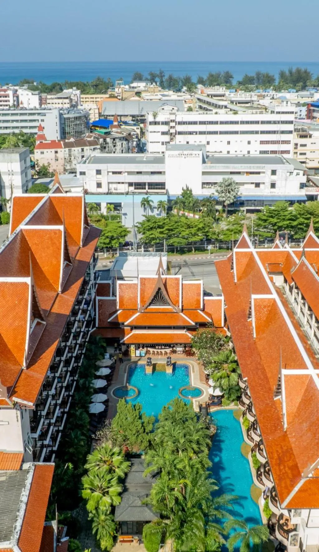 Property building in Nipa Resort, Patong Beach