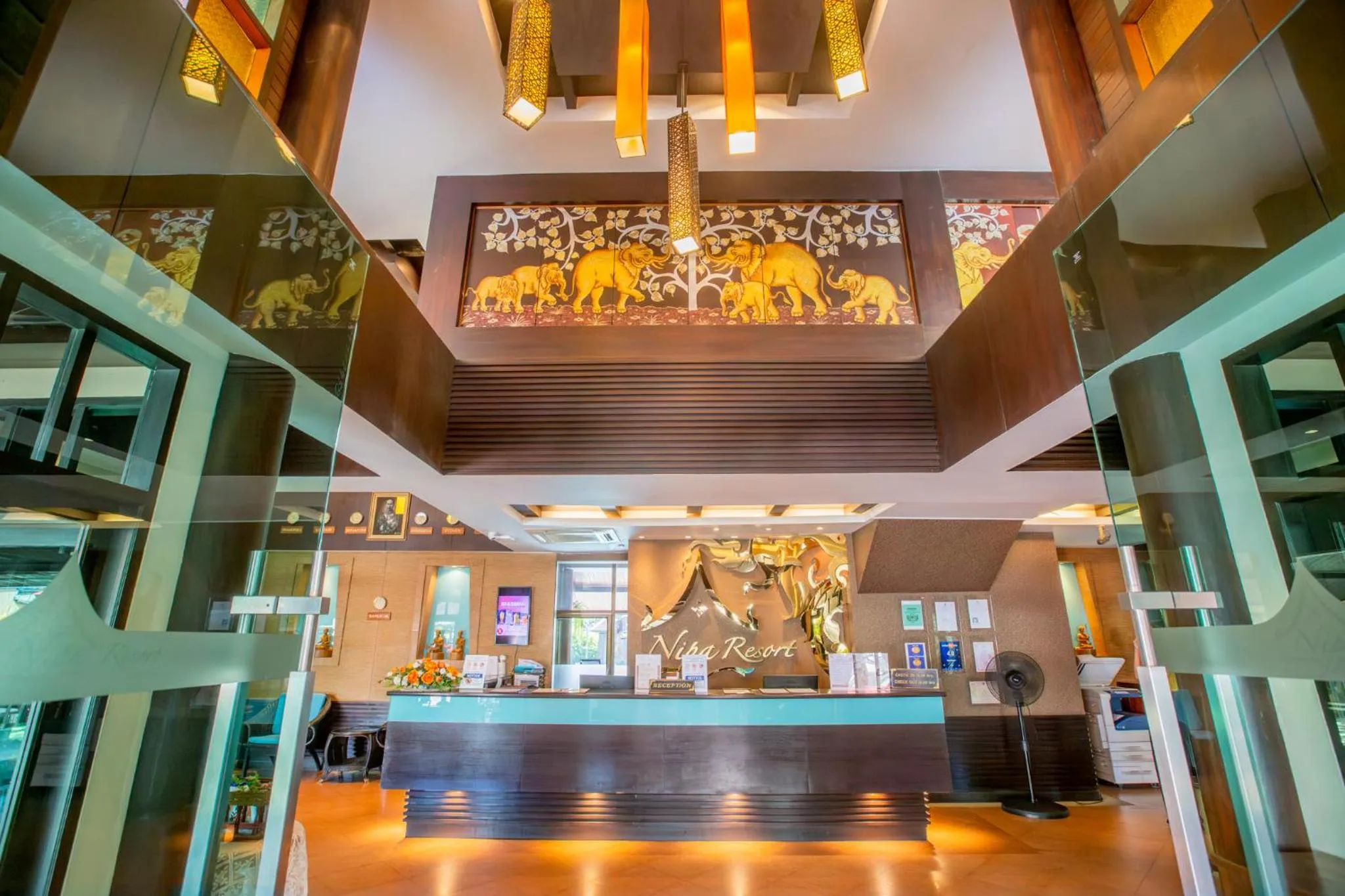 Lobby or reception in Nipa Resort, Patong Beach