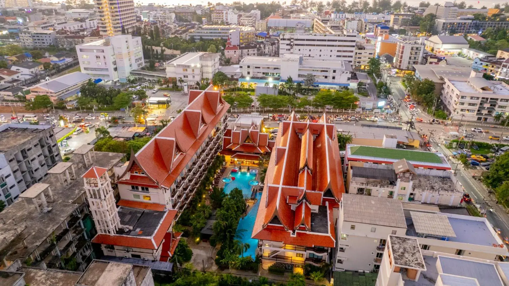 Property building in Nipa Resort, Patong Beach Property building in Nipa Resort, Patong Beach