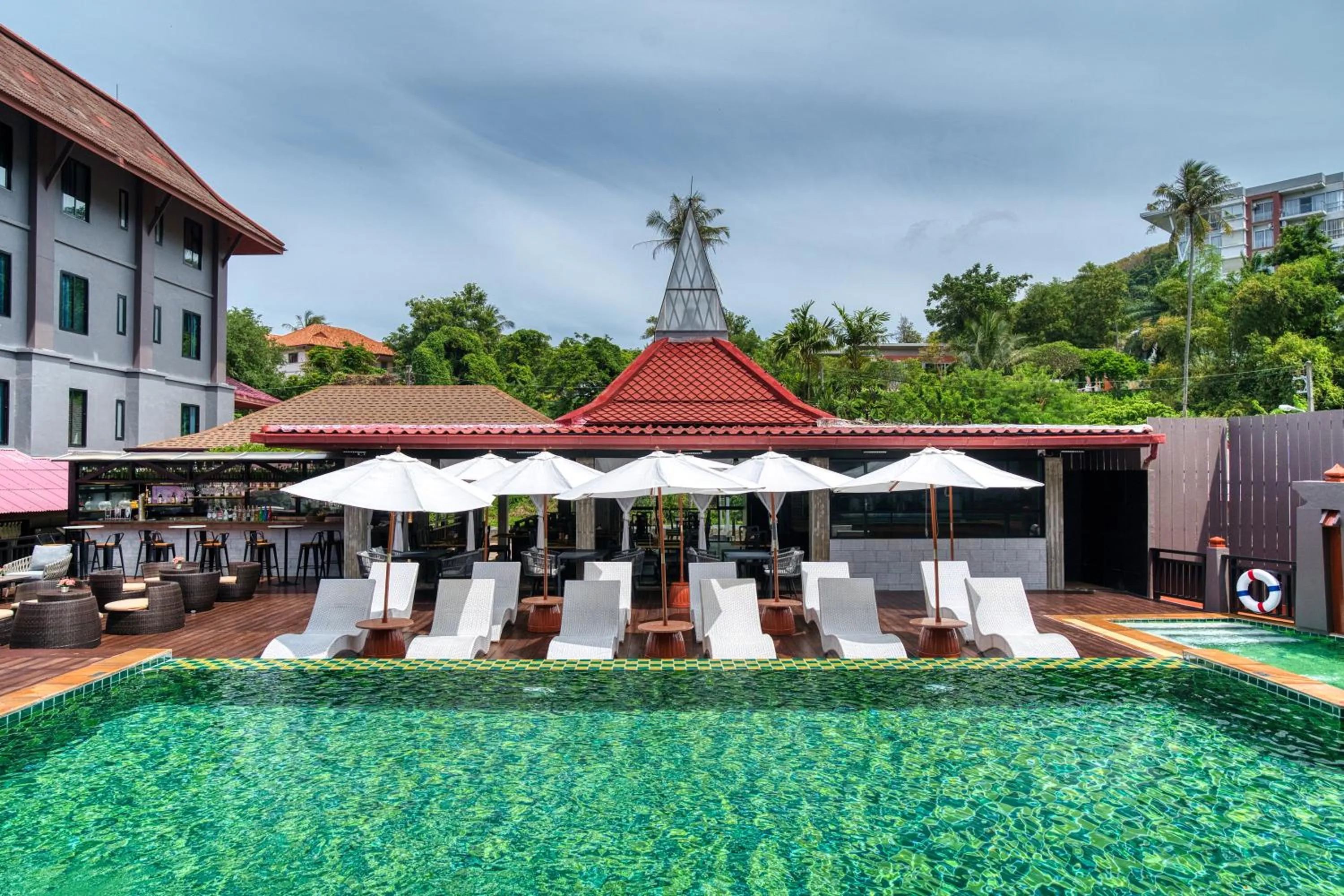 Patio in Tuana Hotels The Phulin Resort