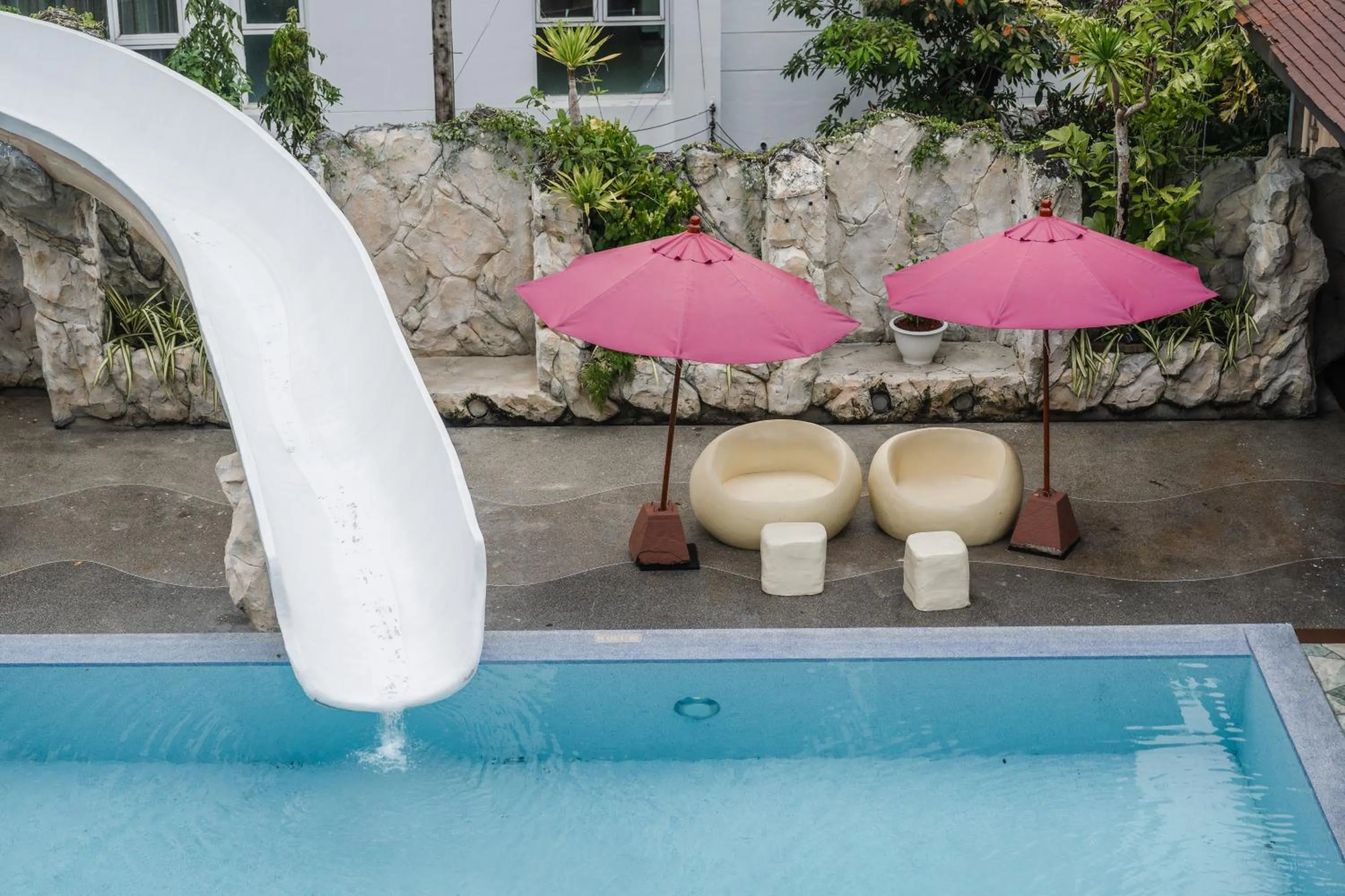 Pool view in Phuvaree Resort